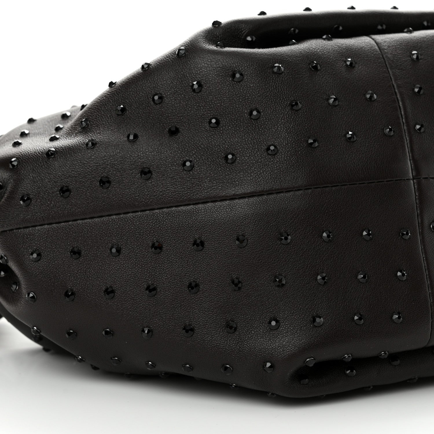 Bottega Veneta Nappa Strass Mini Double Knot Bag Fondant 8 of 9