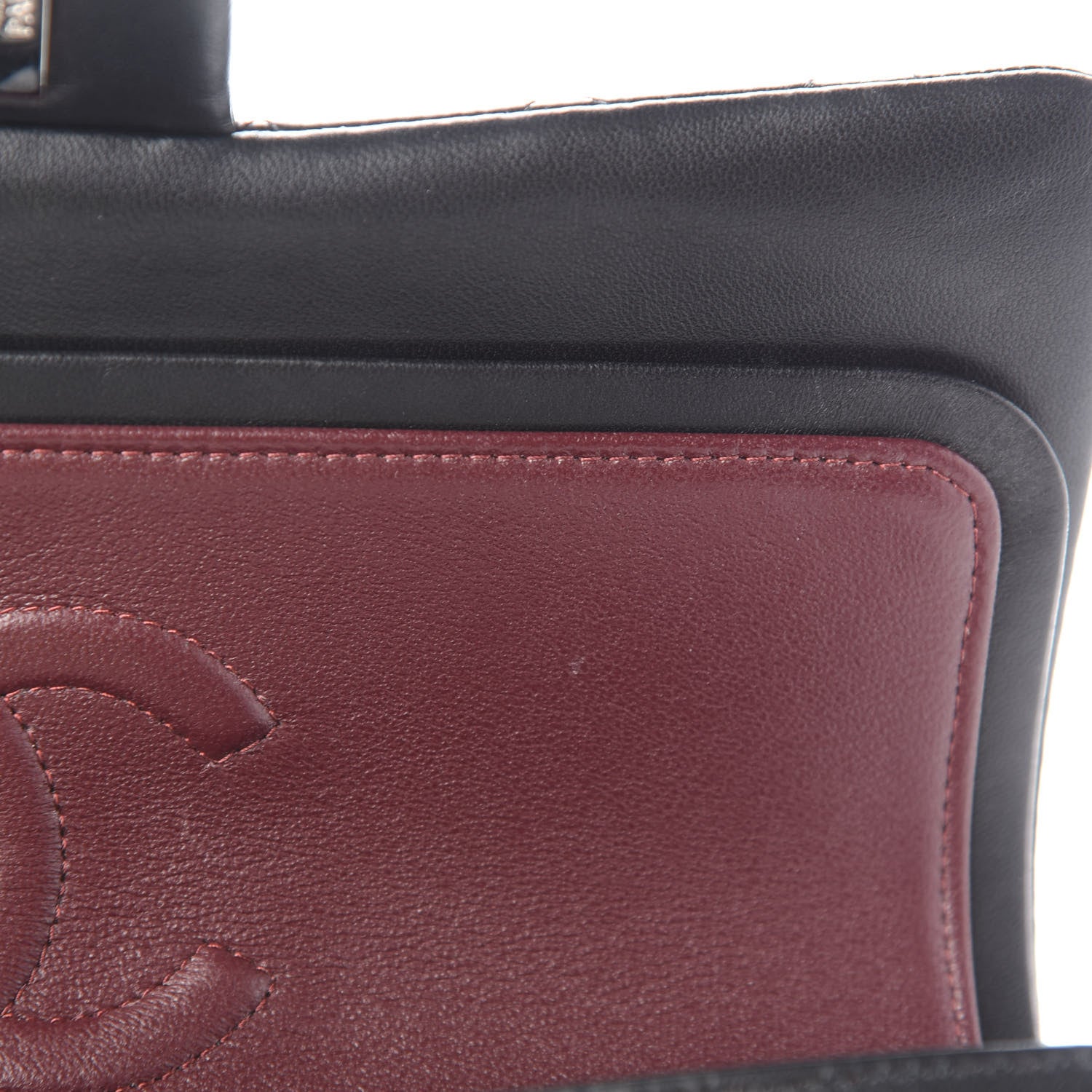 Chanel Lambskin Quilted Medium Double Flap Black 10 of 13