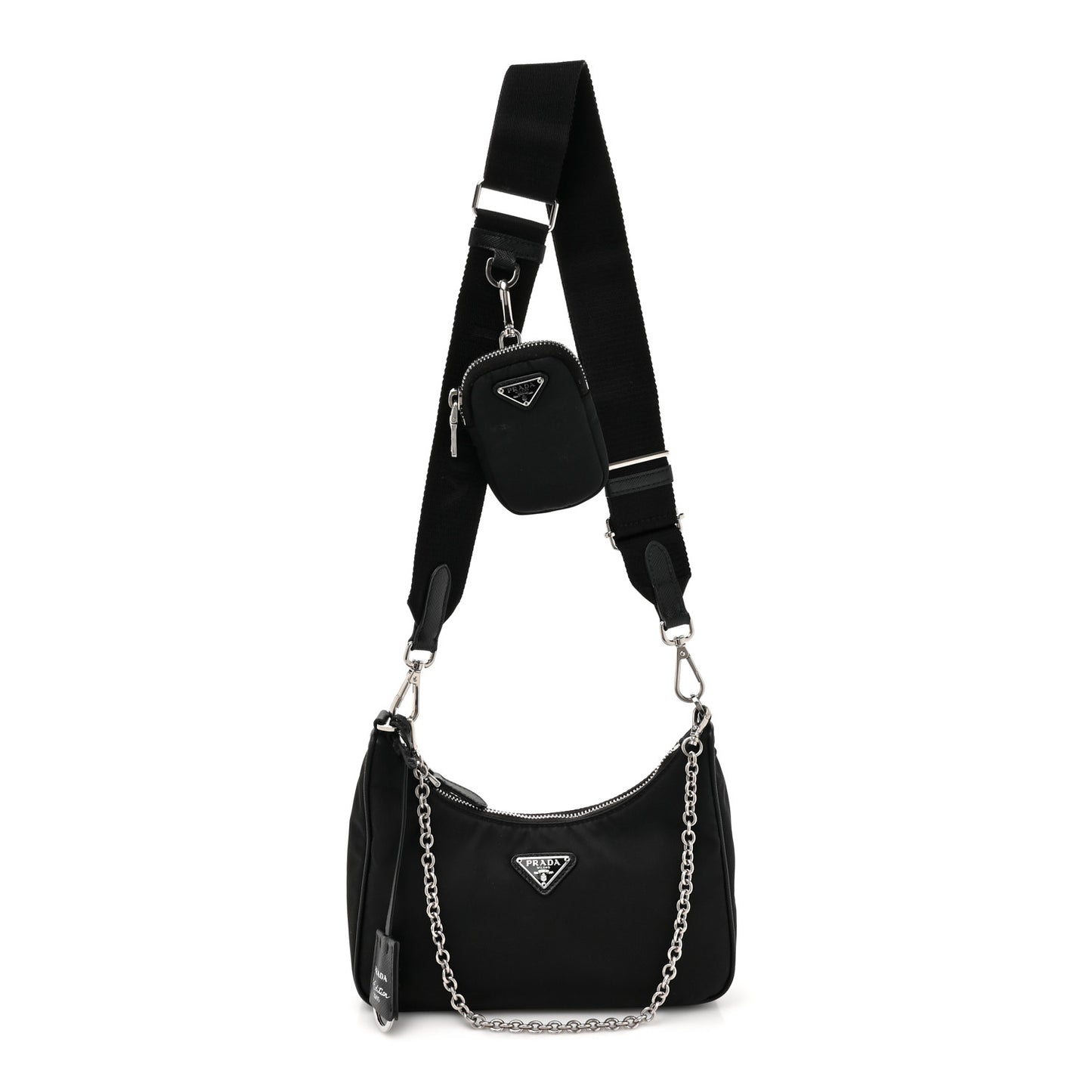 Nylon Re-Edition 2005 Shoulder Bag Black