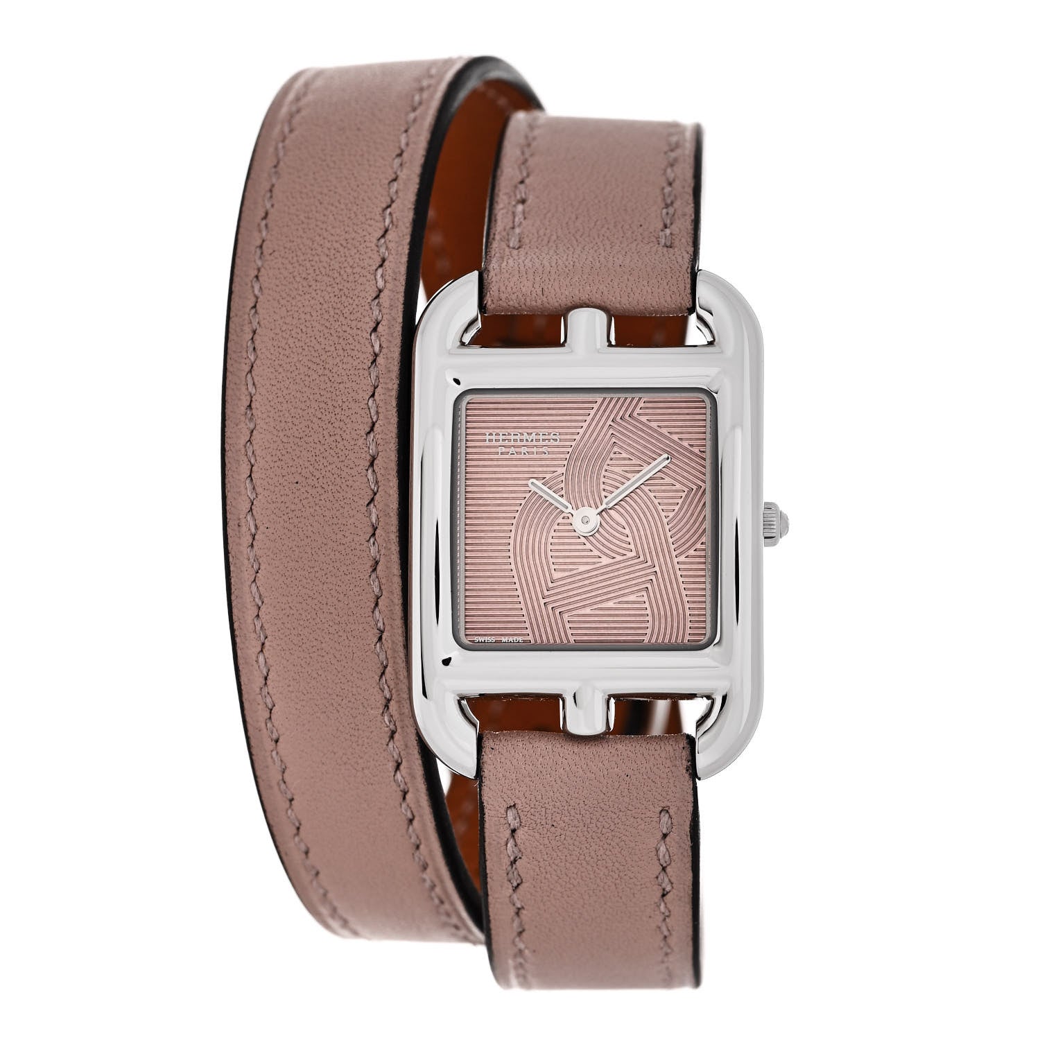 Hermes Stainless Steel Athena 23mm Cape Cod Chaine d display picture 3
