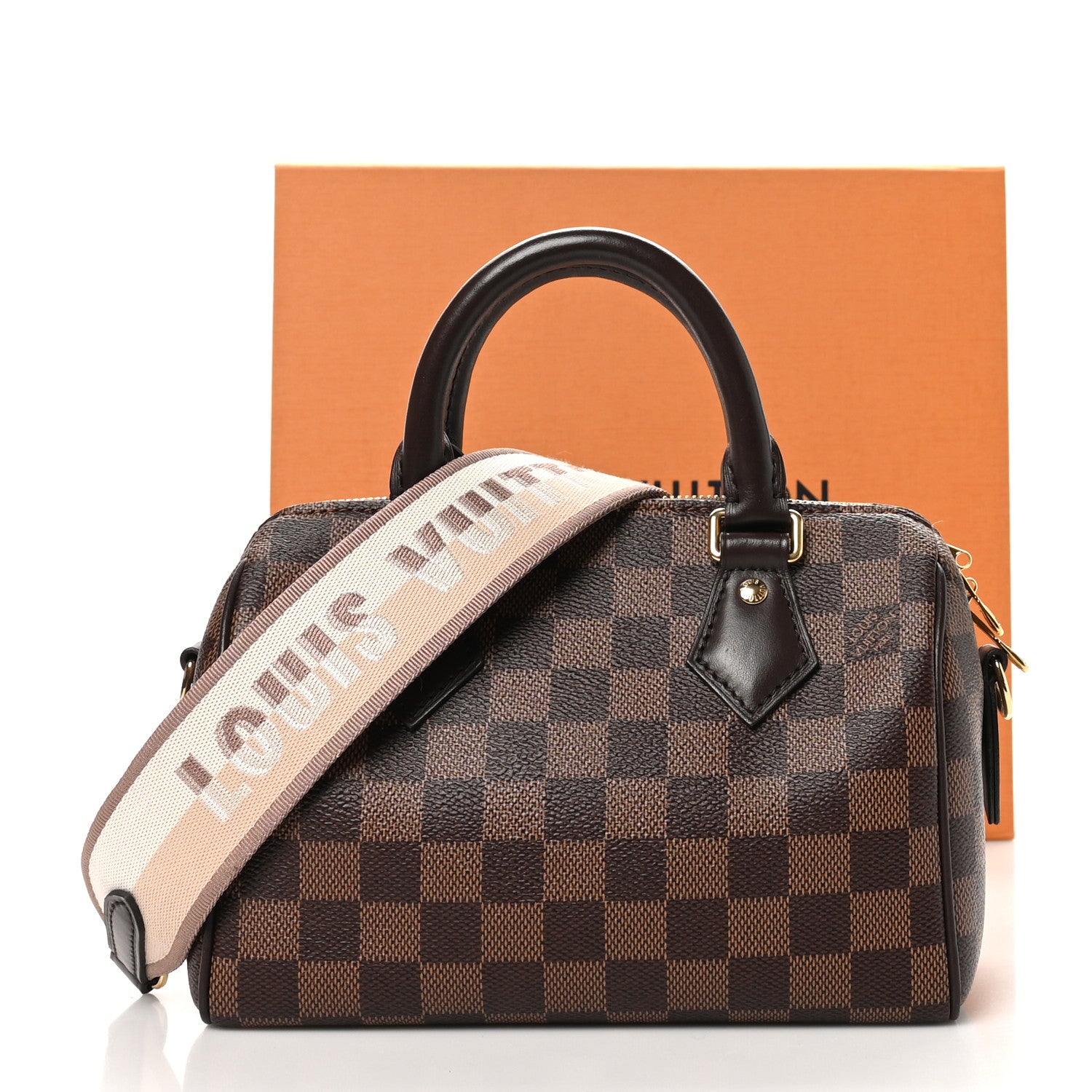 Louis Vuitton Damier Ebene Speedy Bandouliere 20 10 of 10