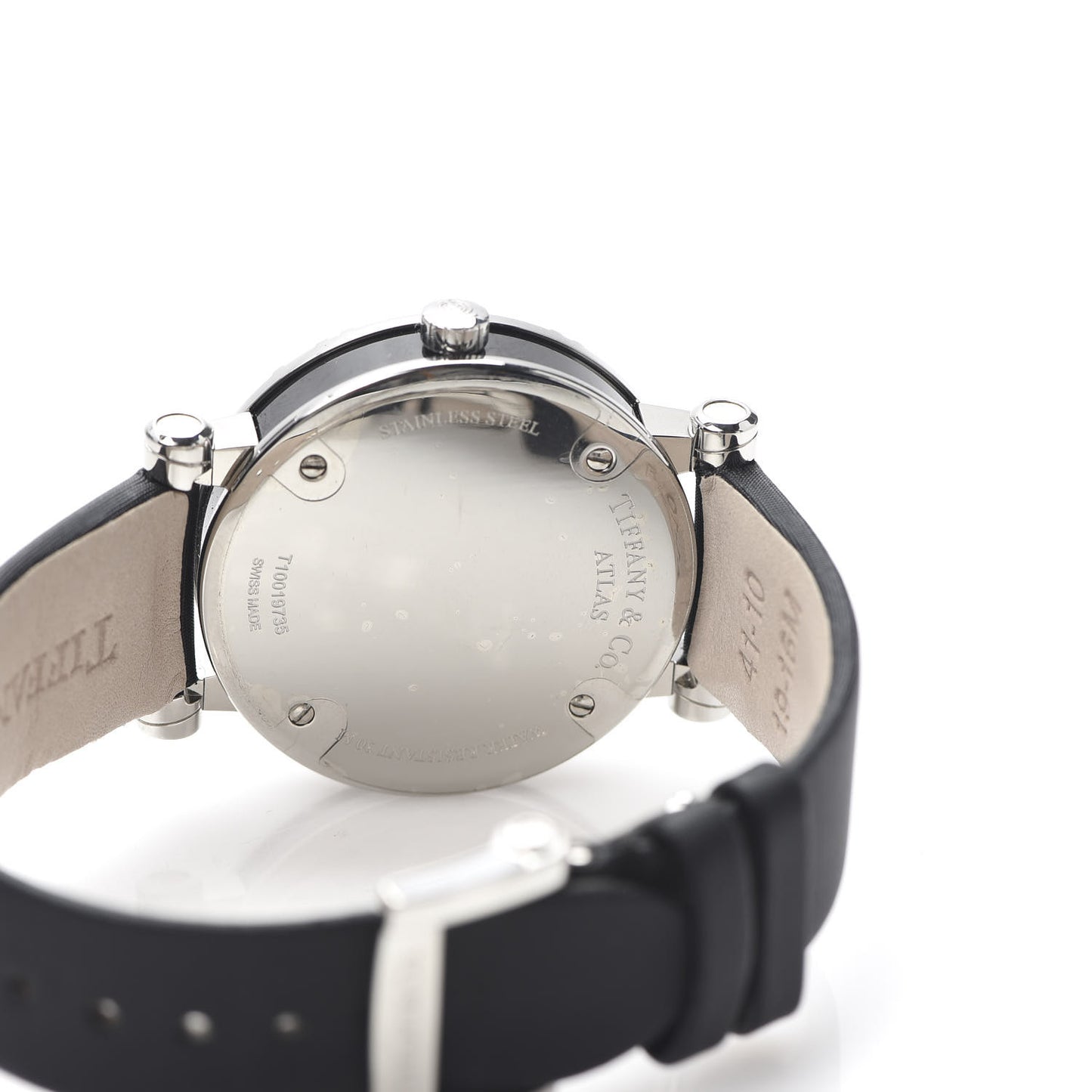 Stainless Steel Satin 36mm Atlas Belt Quartz Watch Black
