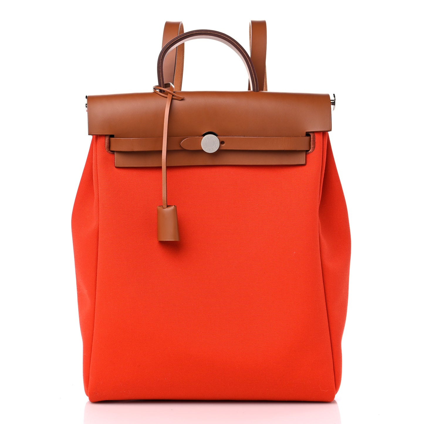 Military Toile Vache Hunter Herbag a Dos Zip Retourne Backpack Orange Mecano Fauve