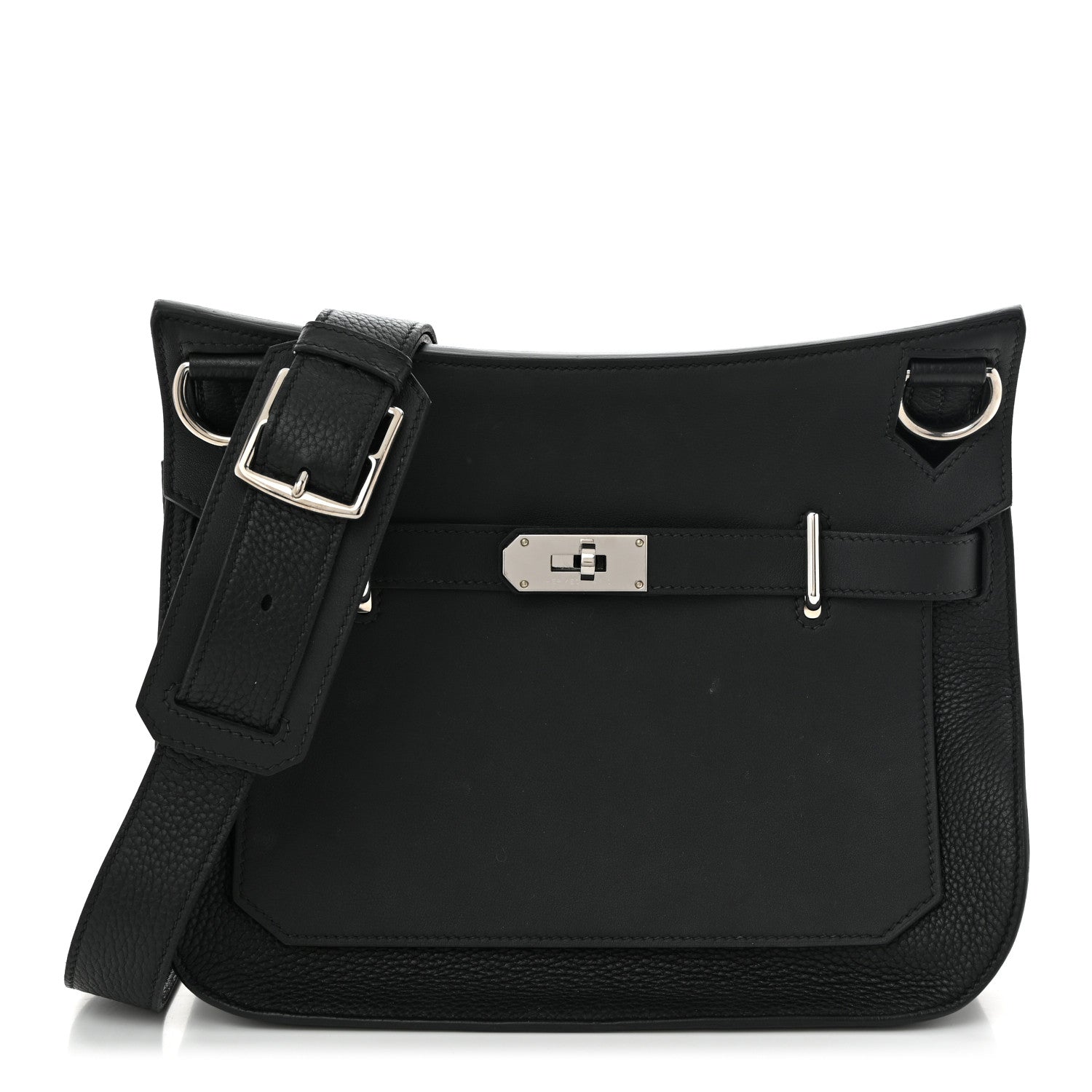 Hermes Taurillon Clemence Swift Jypsiere 31 Black 1 of 10
