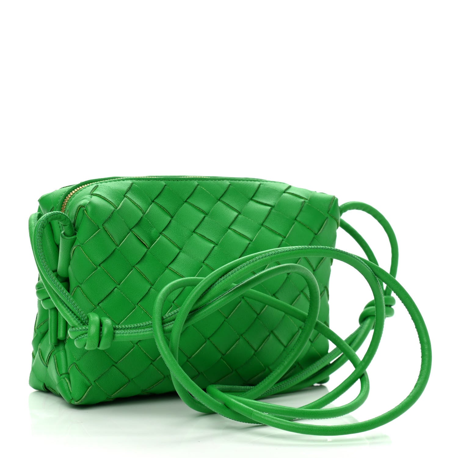Bottega Veneta Nappa Intrecciato Mini Loop Camera Bag Parakeet 3 of 9