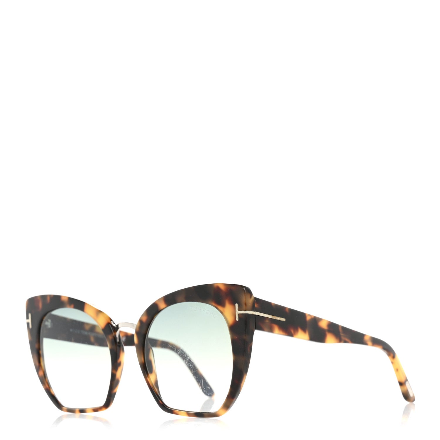 Tom Ford Samantha Cat Eye Sunglasses TF553 Tortoise 1748436