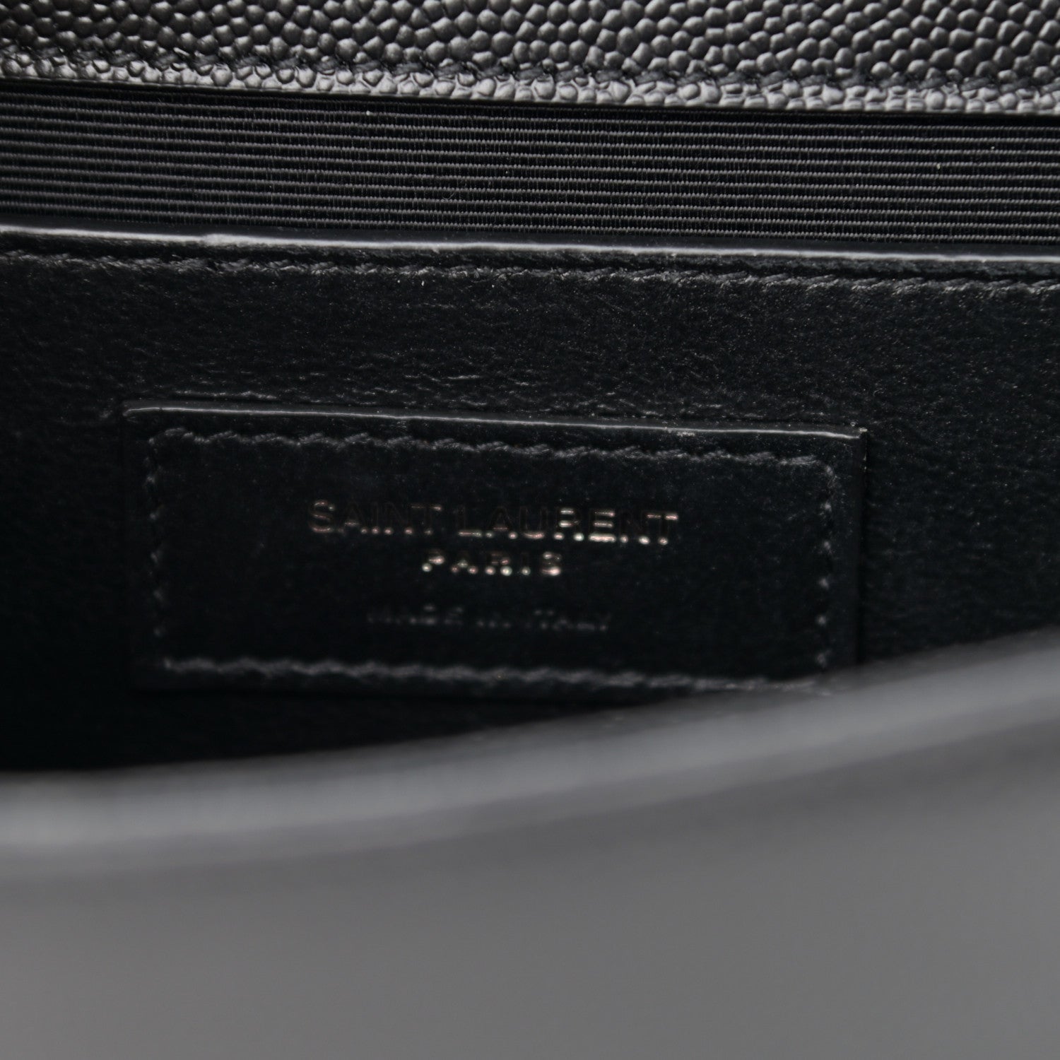 Saint Laurent Grain De Poudre Small Monogram Kate Satchel Black 5 of 12