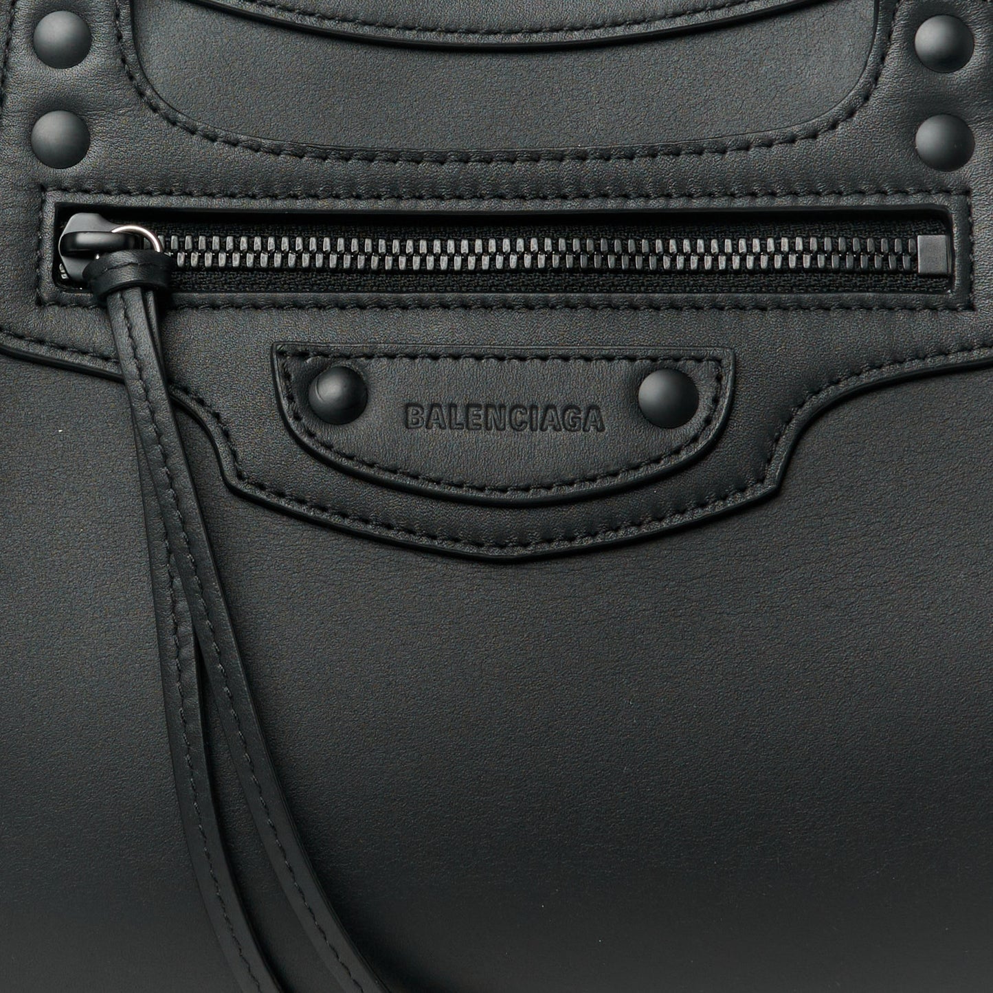 Smooth Calfskin Neo Classic Black Hardware S City Black