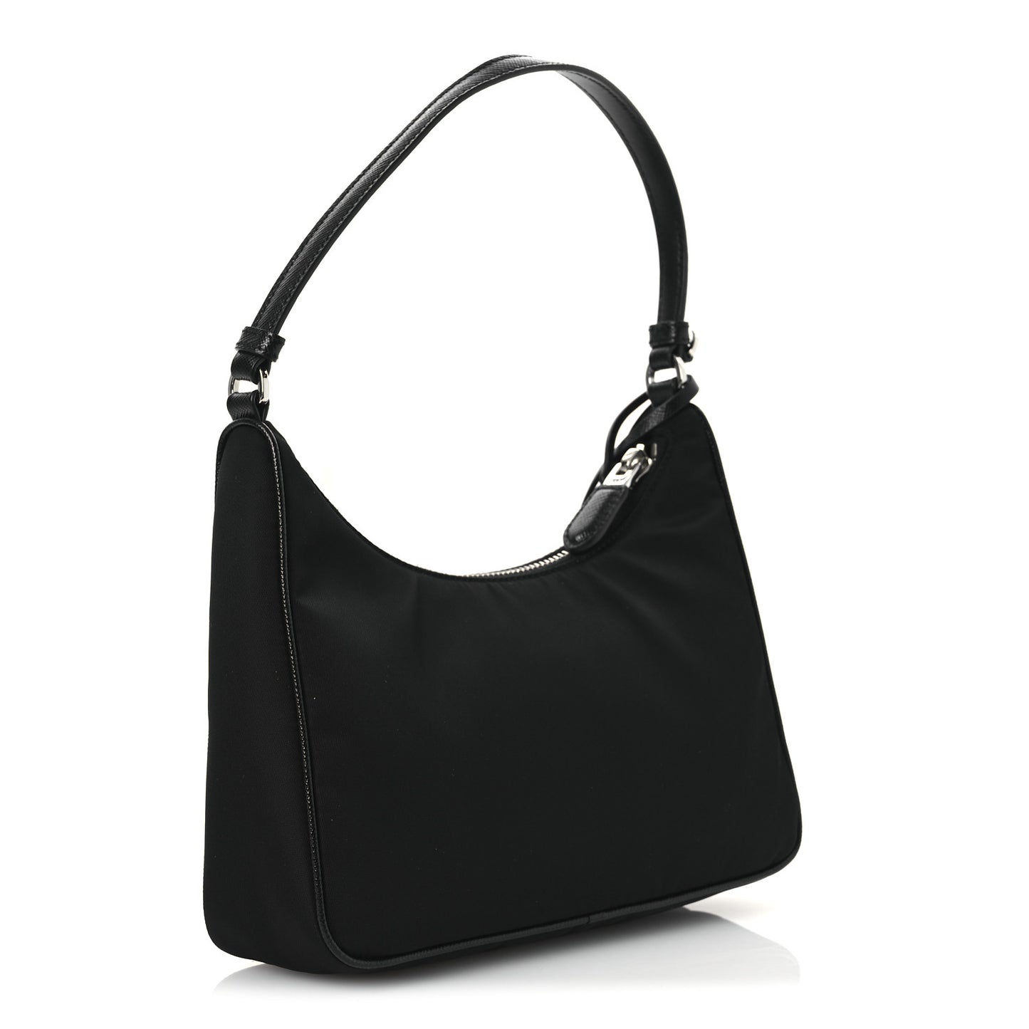 Tessuto Nylon Saffiano Mini Re-Edition 2005 Bag Black