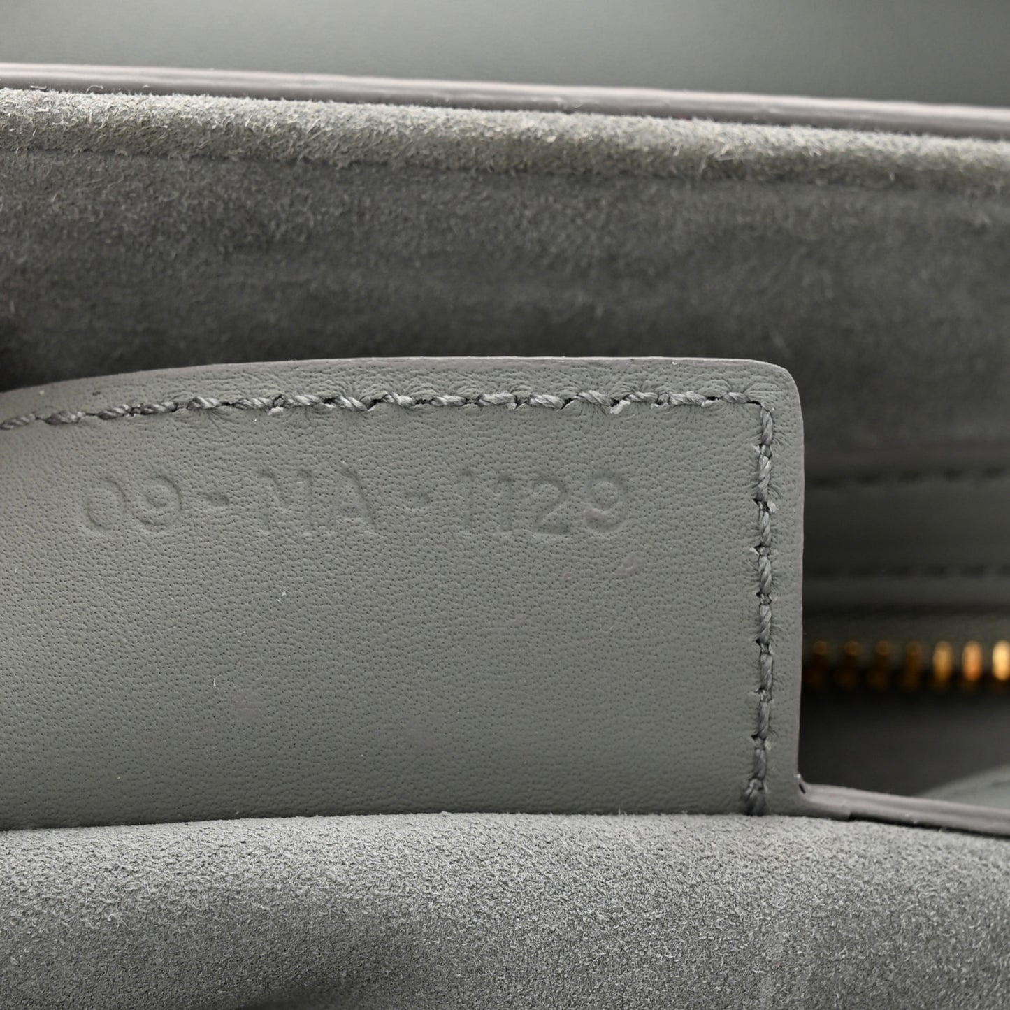 Ultra Matte Calfskin Saddle Bag Grey