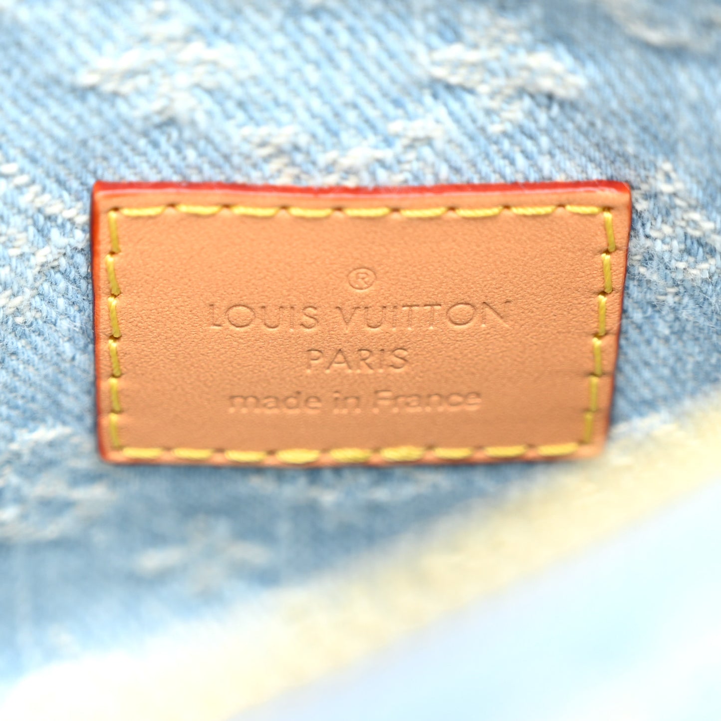Monogram Denim Nano Speedy Sky Blue
