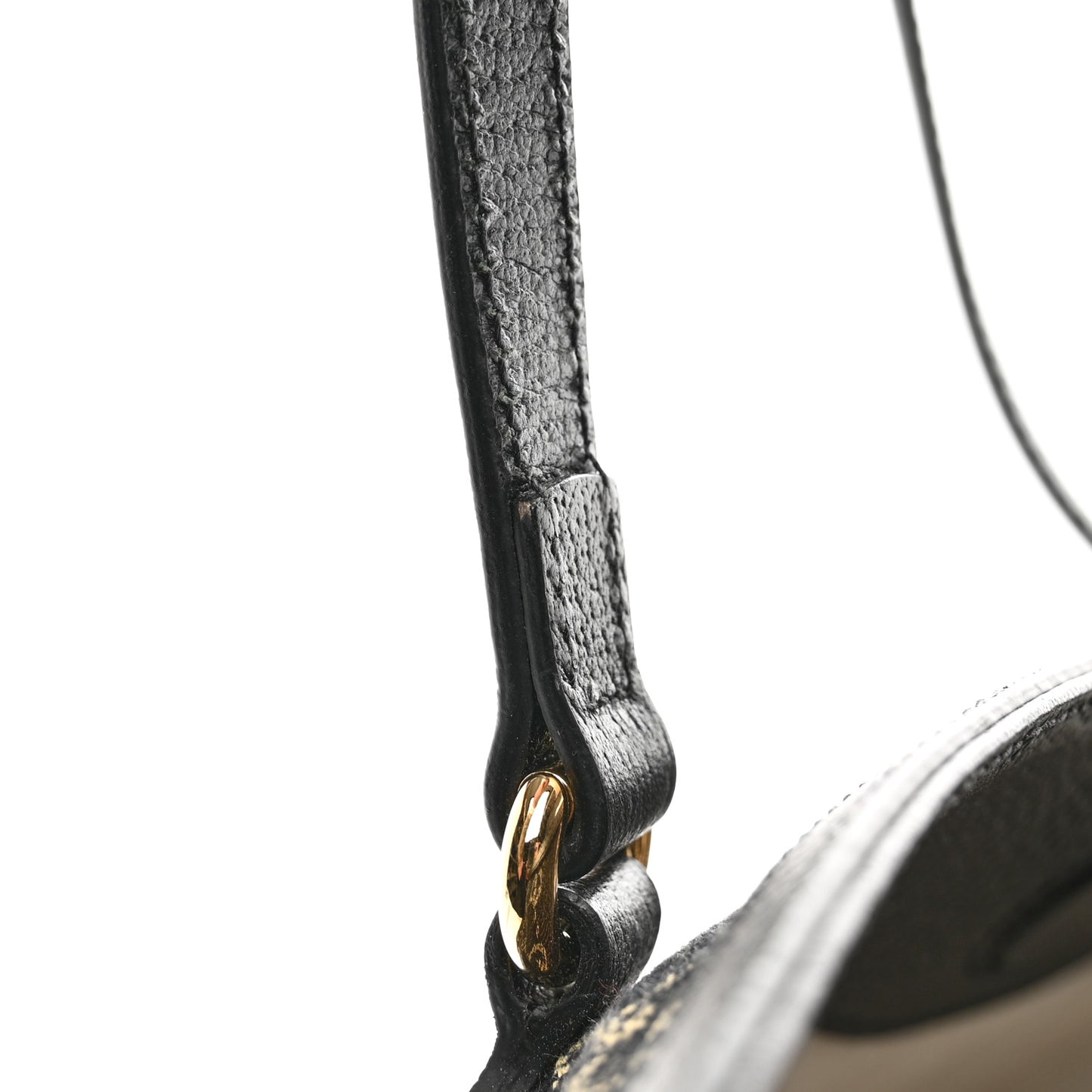 Jacquard Black Denim GG Monogram Medium Ophidia Shopping Tote Black Ivory