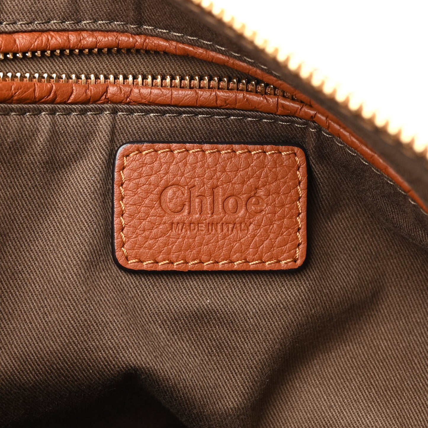 Calfskin Medium Marcie Satchel Tan