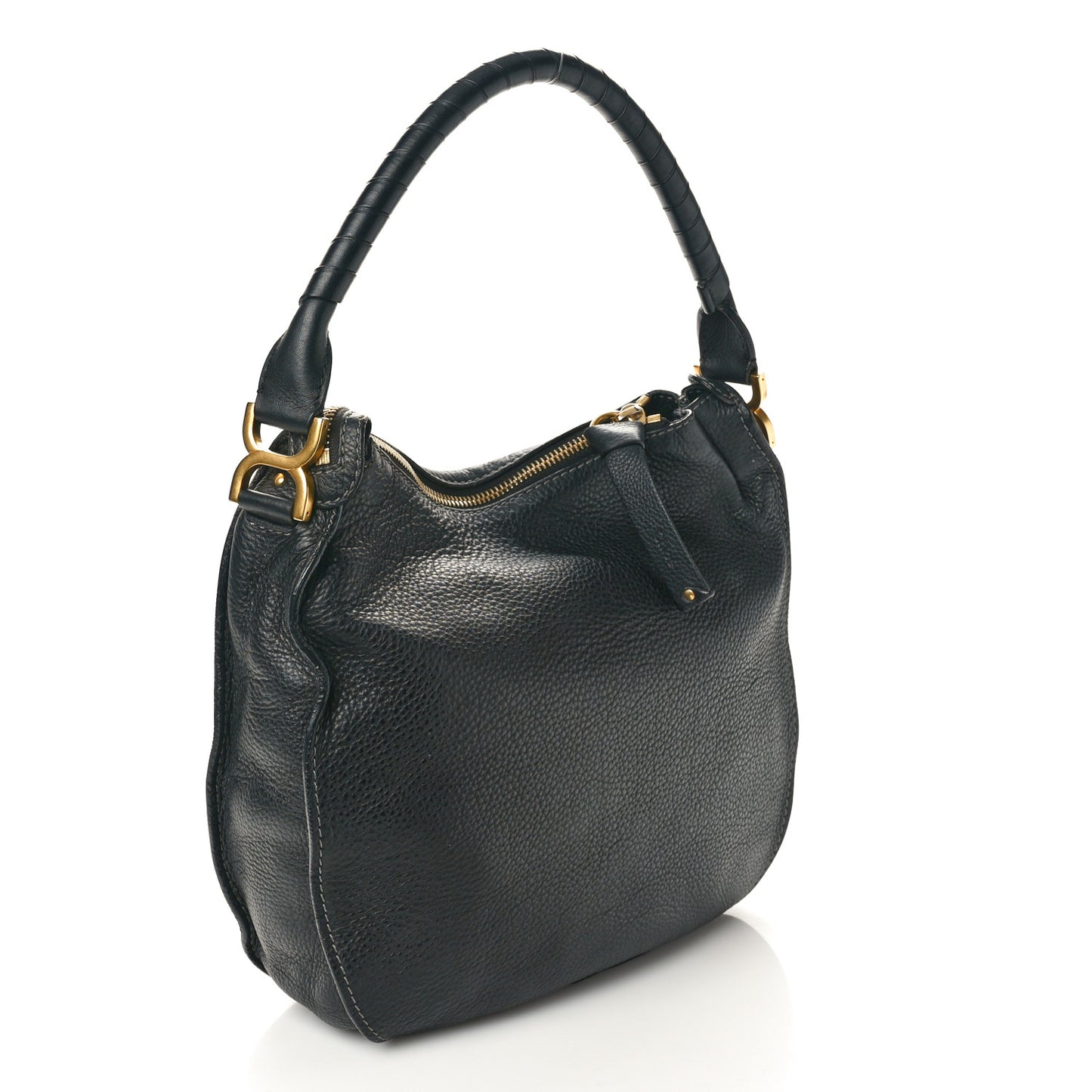 Calfskin Medium Marcie Hobo Black