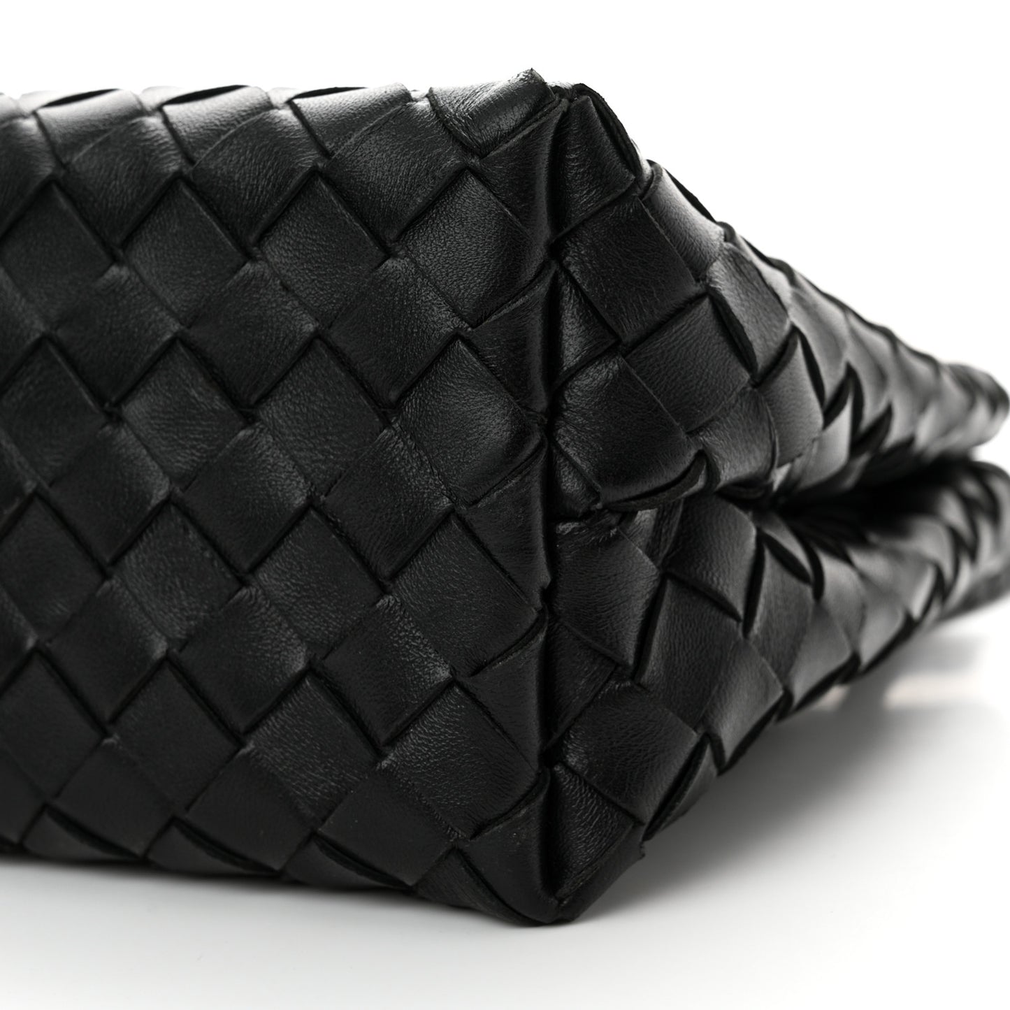 Nappa Intrecciato Small Andiamo Shoulder Bag Black
