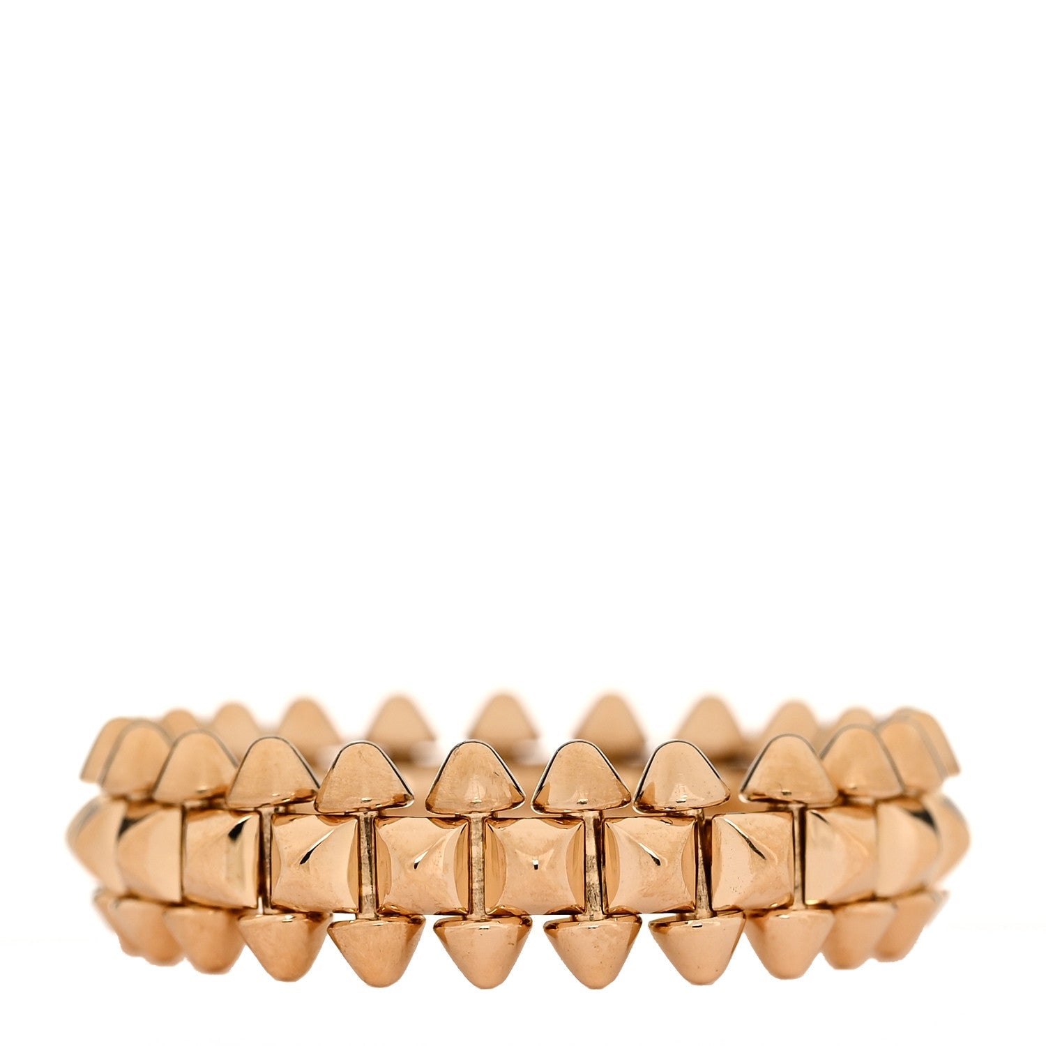 Cartier 18K Pink Gold SM Clash De Cartier Ring 54 7 1711060