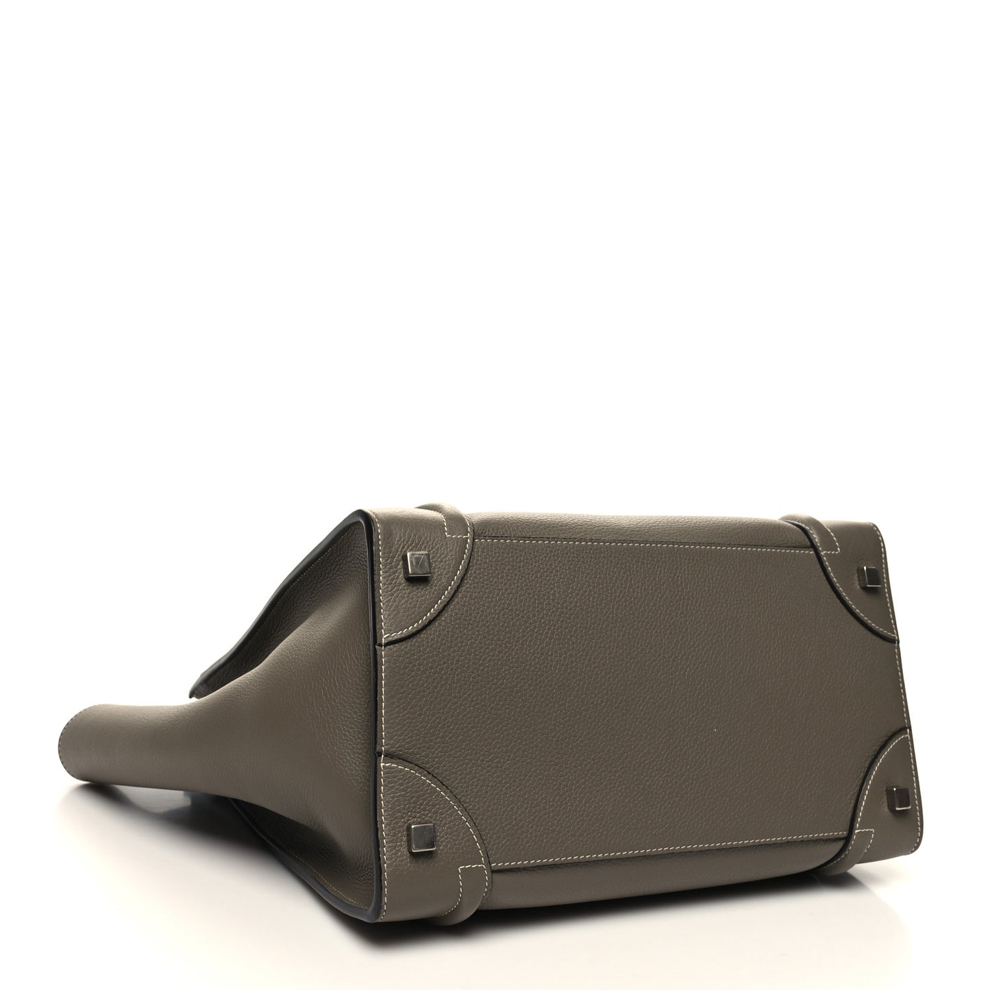 Drummed Calfskin Mini Luggage Souris