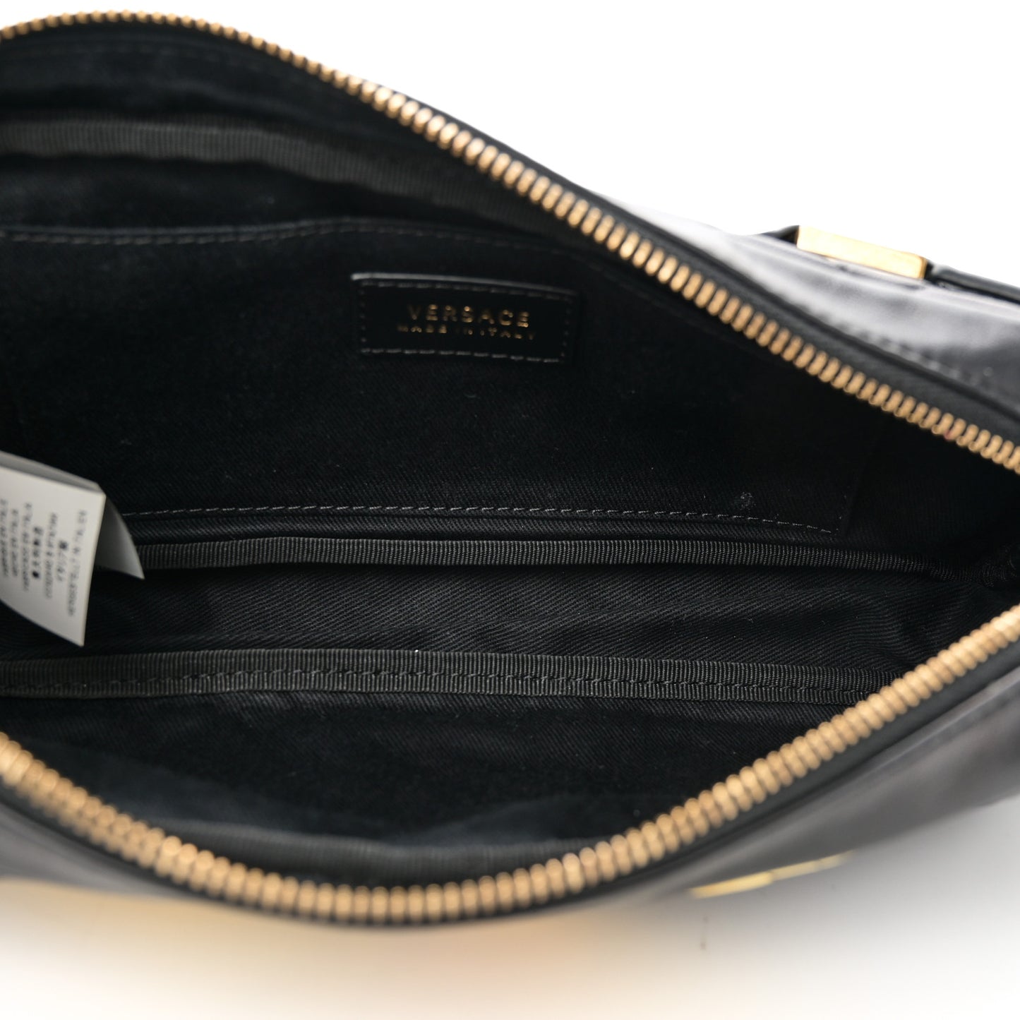 Nappa Barocco Printed Quilted Vanitas Medea Belt Bag Black