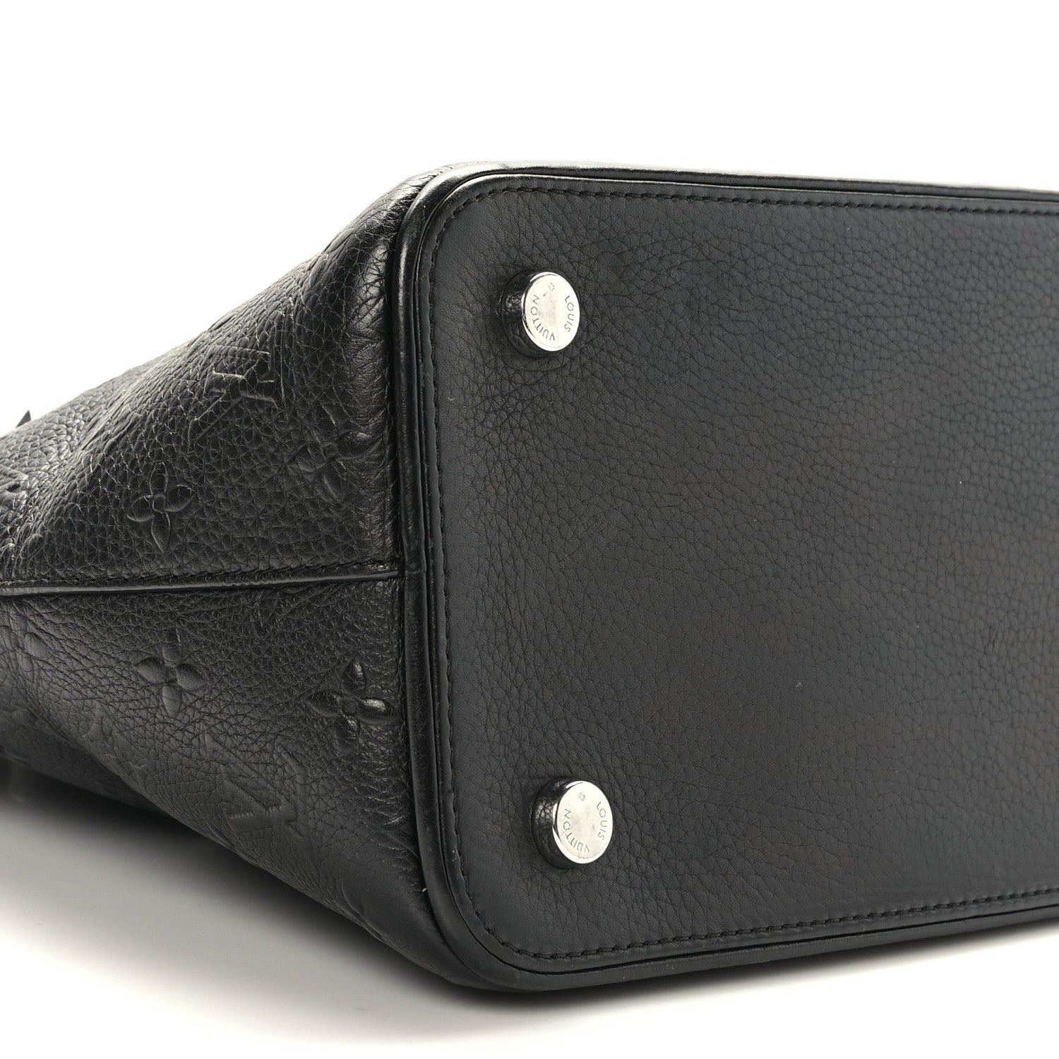 Louis Vuitton Calfskin Monogram Revelation Lockit PM Black 7 of 8