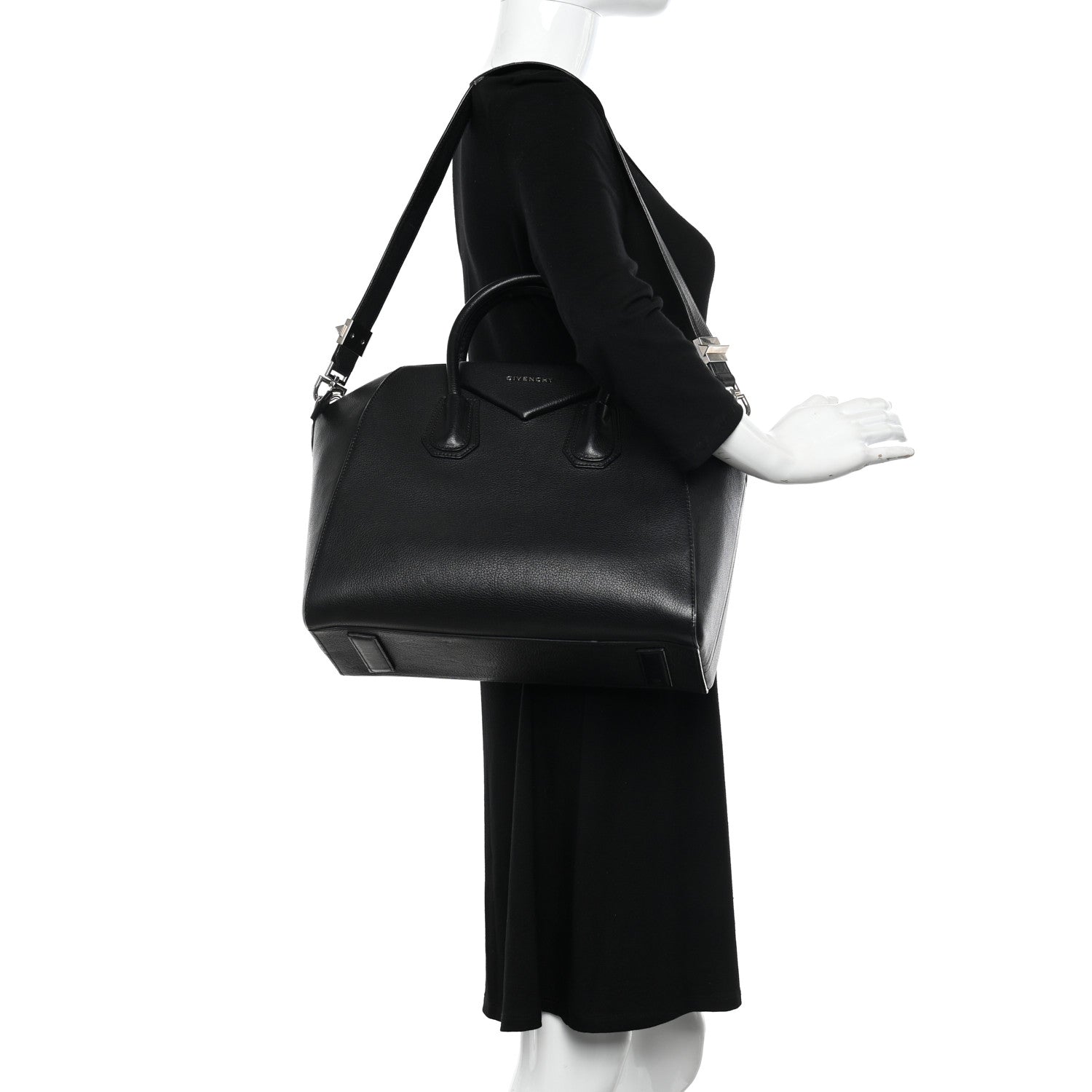 Givenchy Sugar Goatskin Small Antigona Black 2 of 9