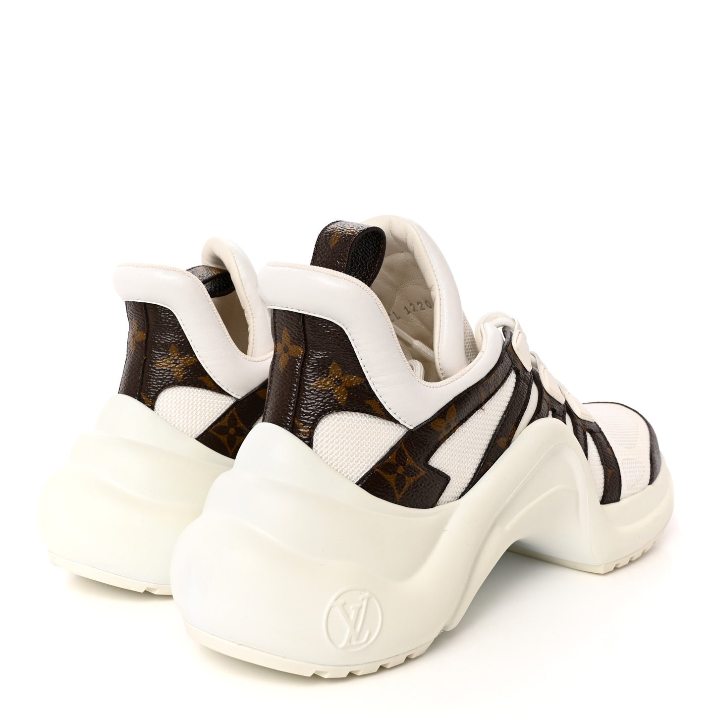 Patent Monogram LV Archlight Sneakers 39.5 White