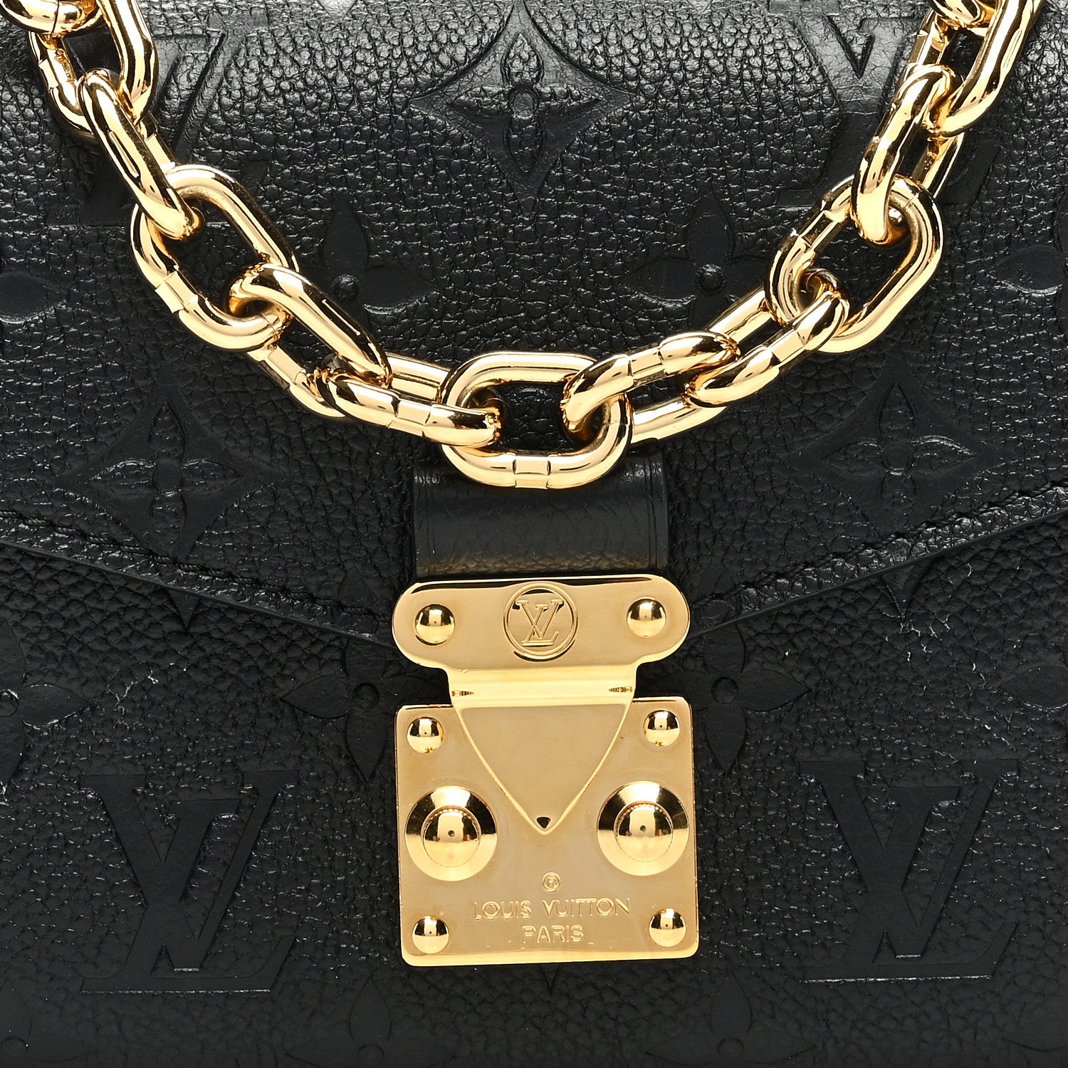 Louis Vuitton Empreinte Pochette Metis East West Black 7 of 10