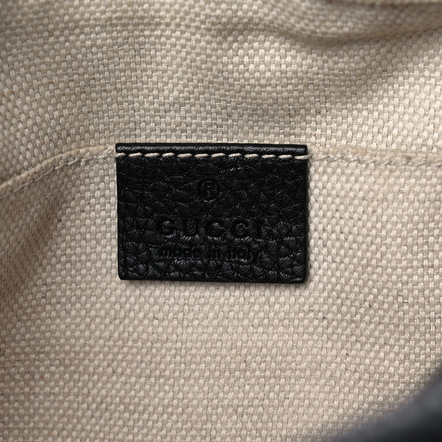 Pebbled Calfskin Small Soho Disco Bag Black