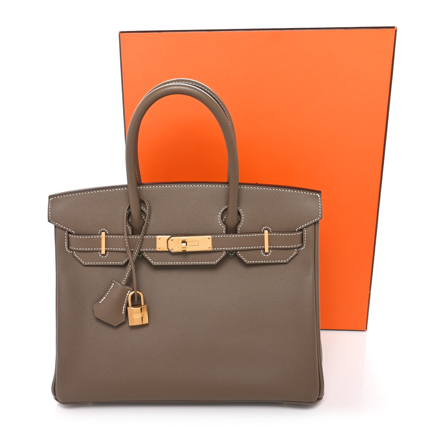Epsom Birkin 30 Etoupe