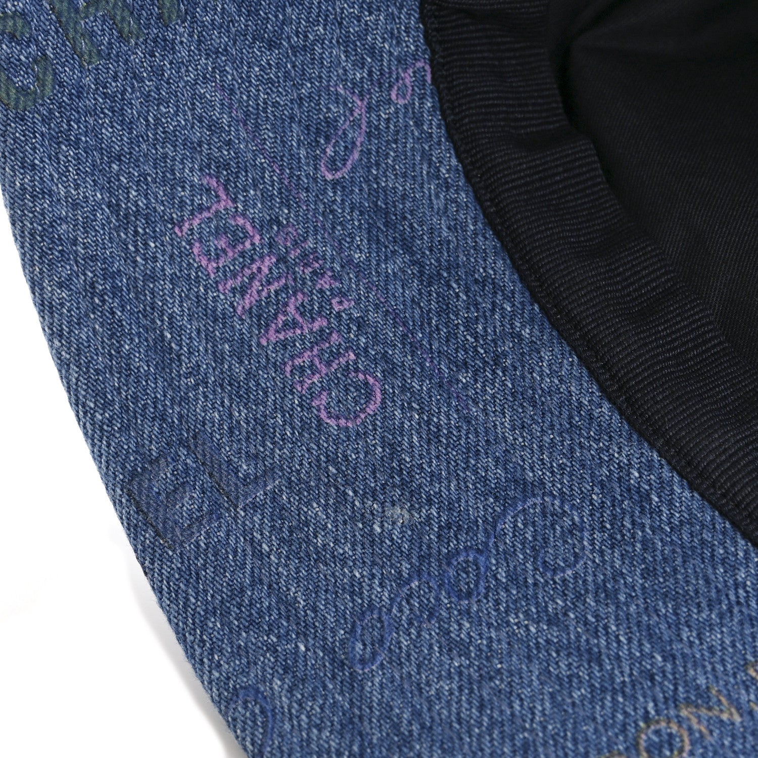 Chanel Denim Mood Cloche Bucket Hat L Blue 9 of 9