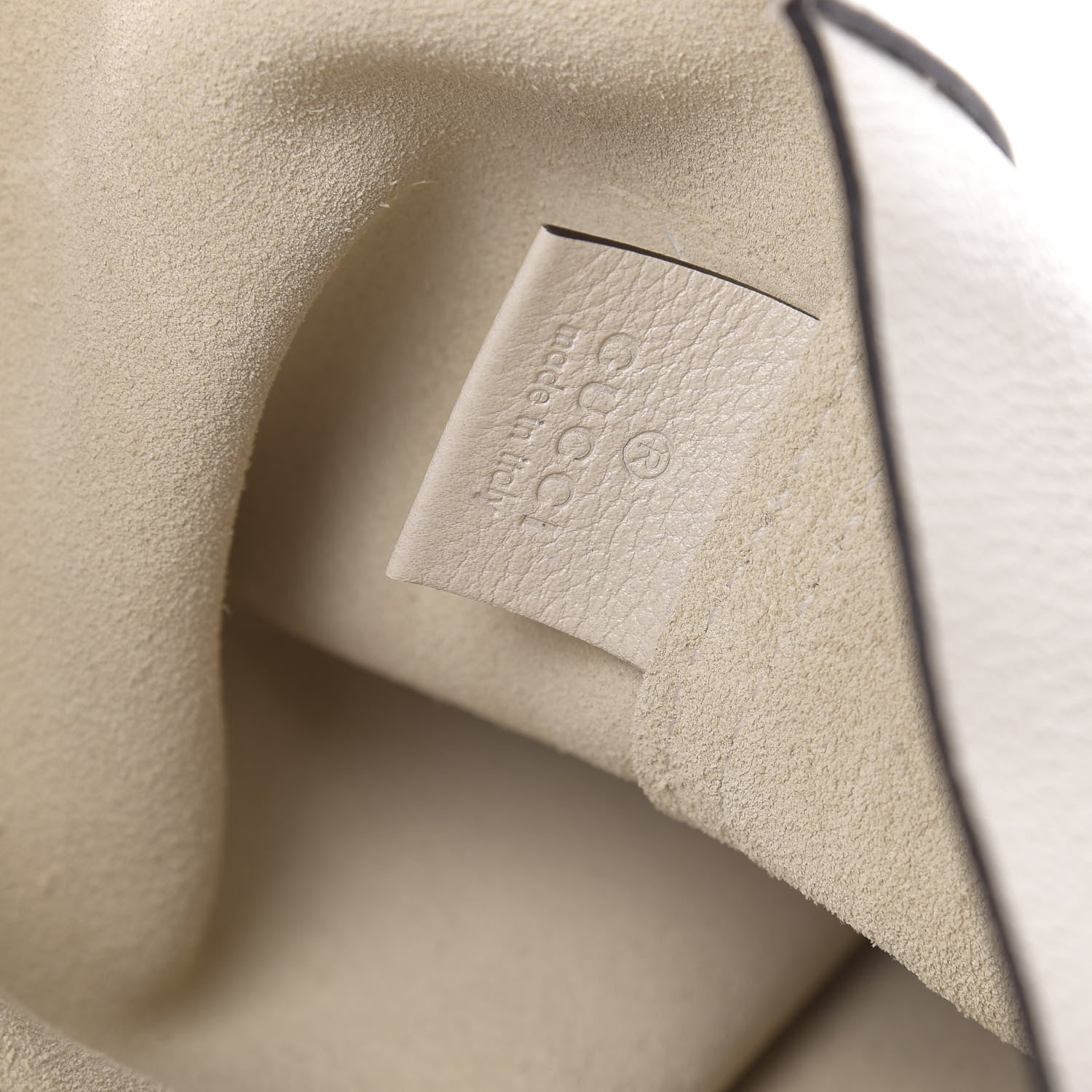 Gucci Calfskin Mens Logo Tote White 6 of 12