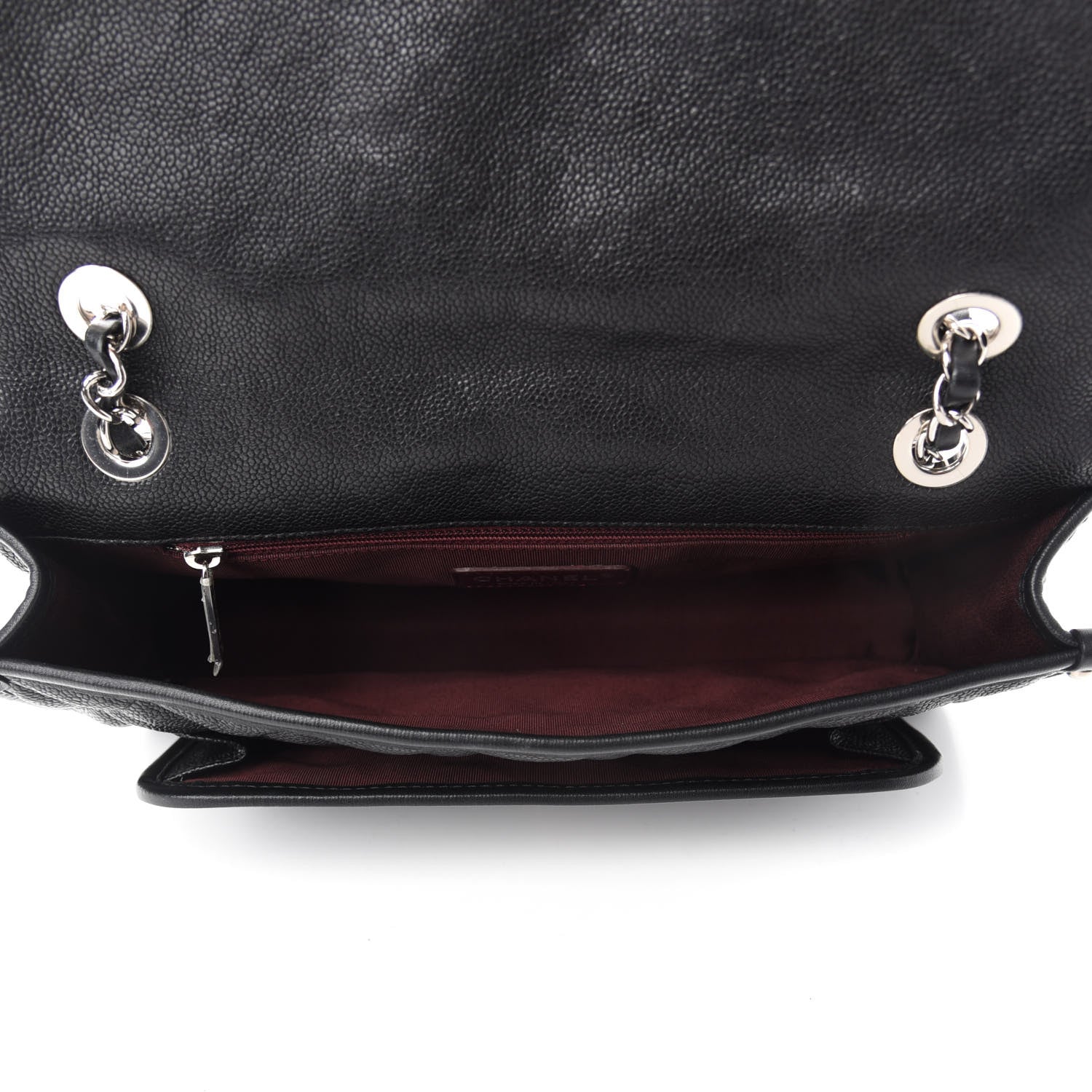 Chanel Caviar Quilted Medium French Riviera Flap Black 5 of 15