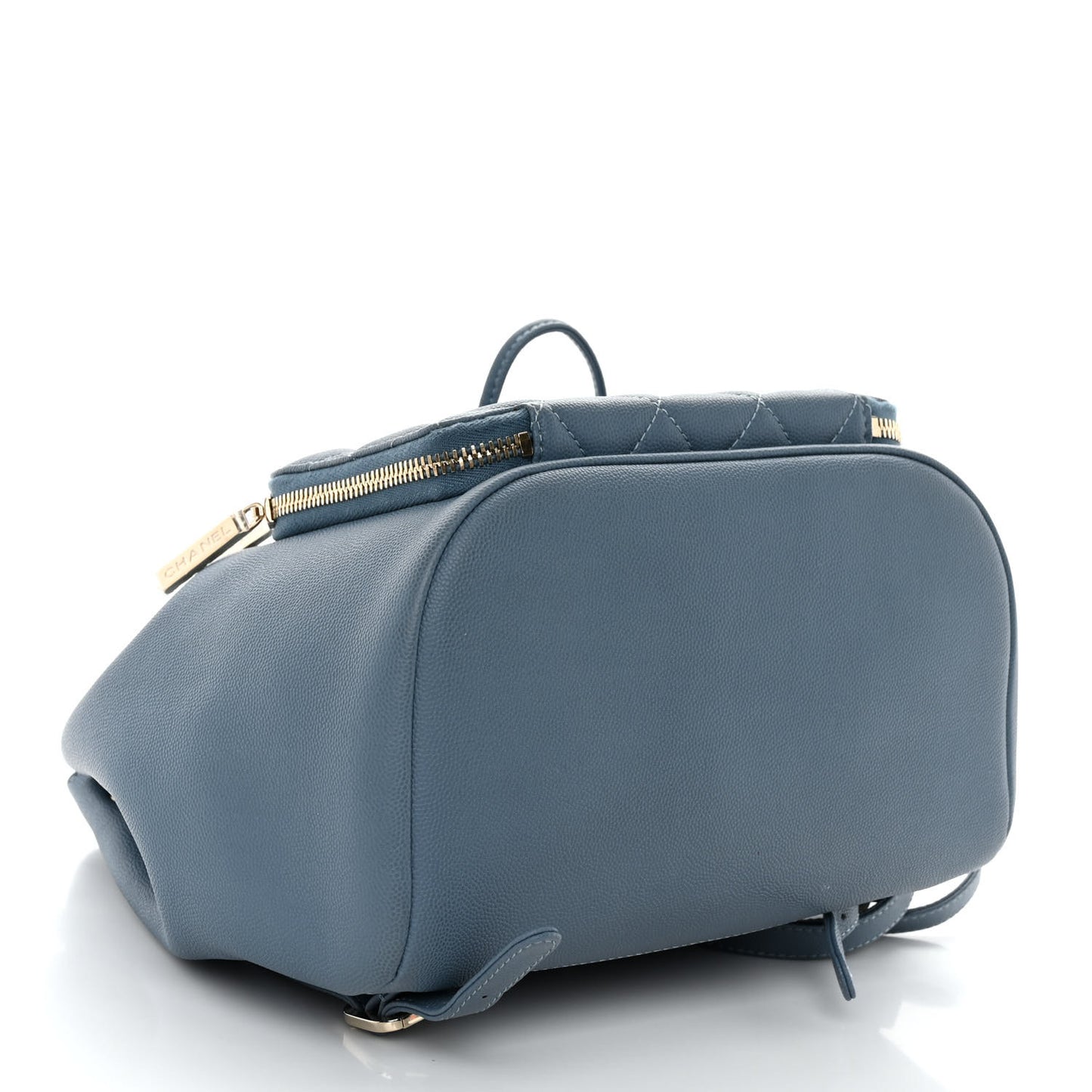Caviar Quilted Business Affinity Backpack Blue