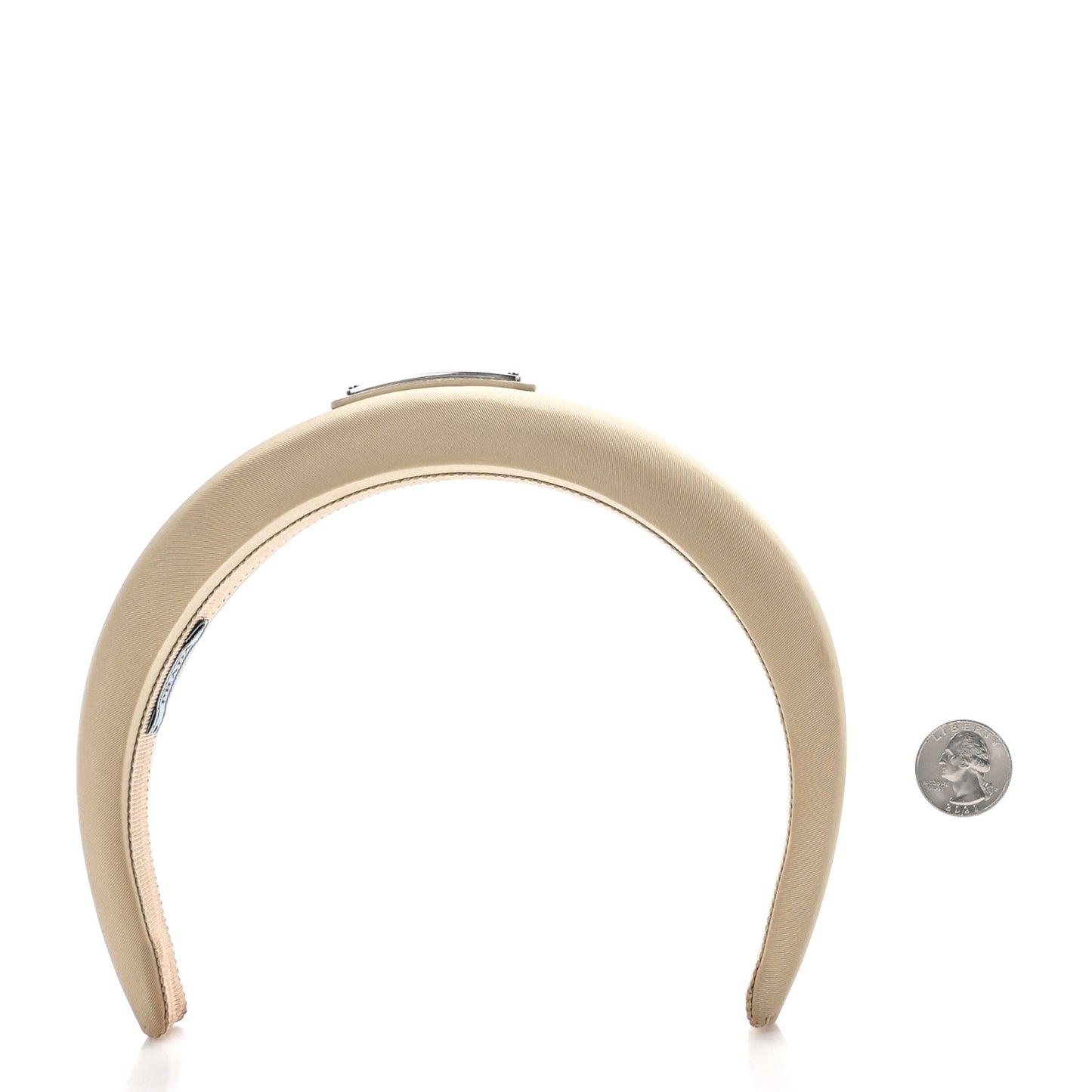 Re-Nylon Triangle Logo Headband Deserto