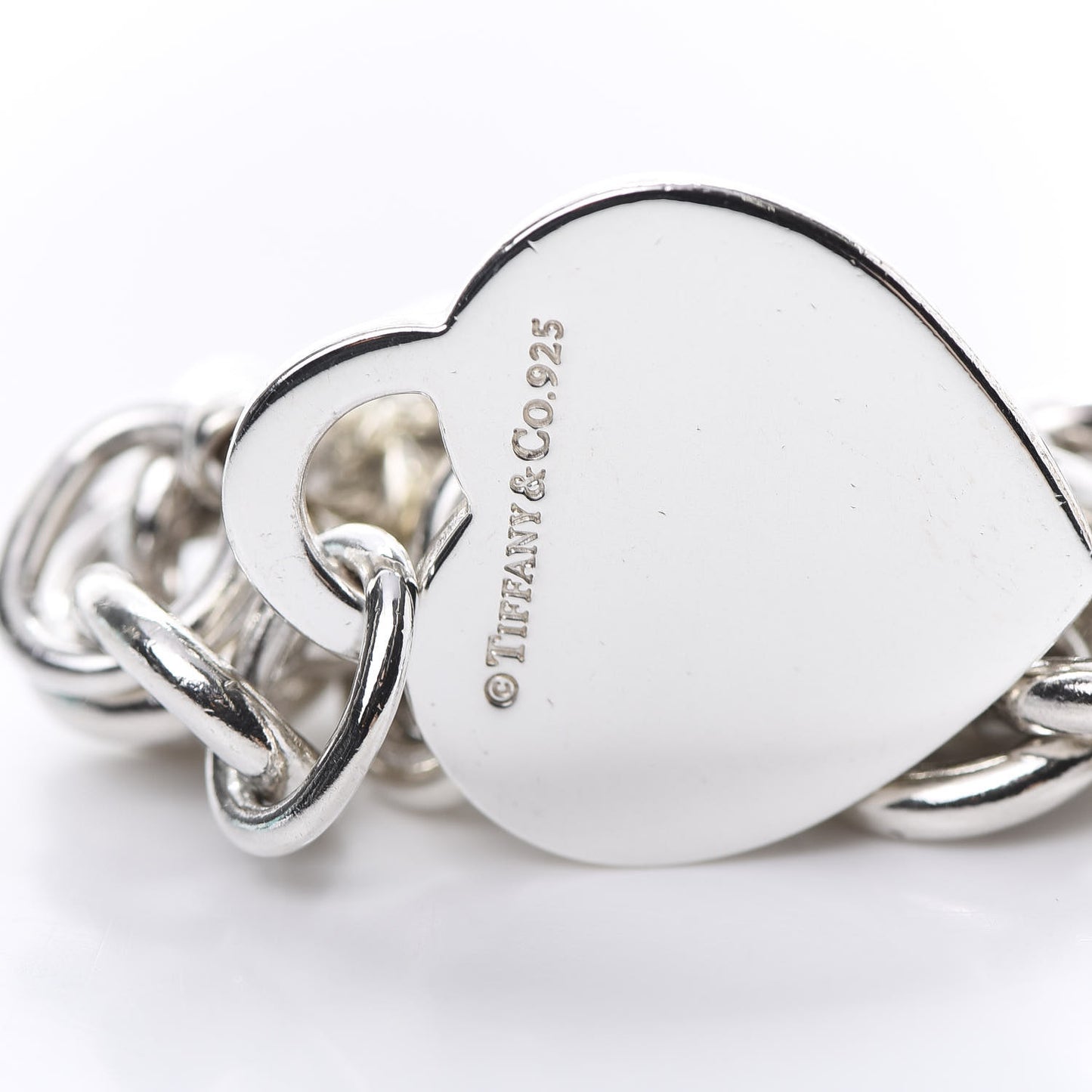Sterling Silver Return to Heart Tag Charm Bracelet