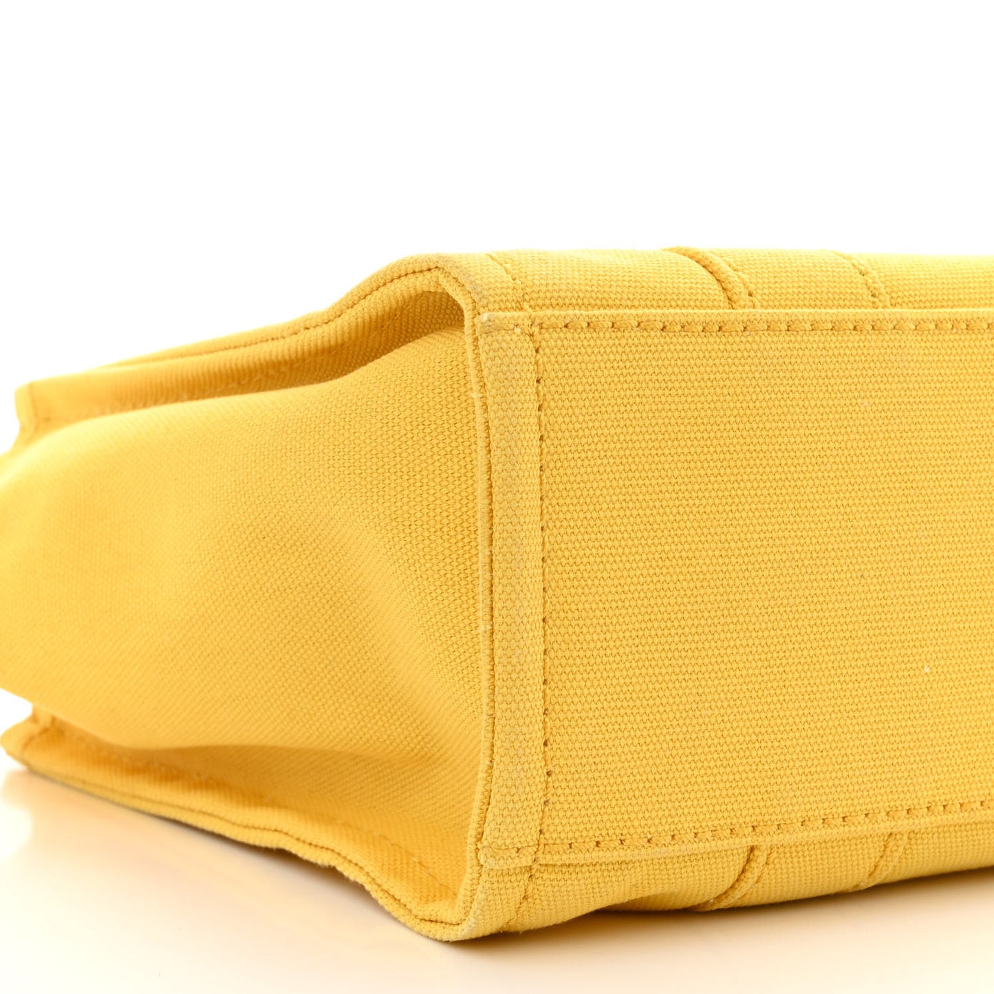 X PEANUTS Canvas The Snoopy Mini Tote Bag Yellow