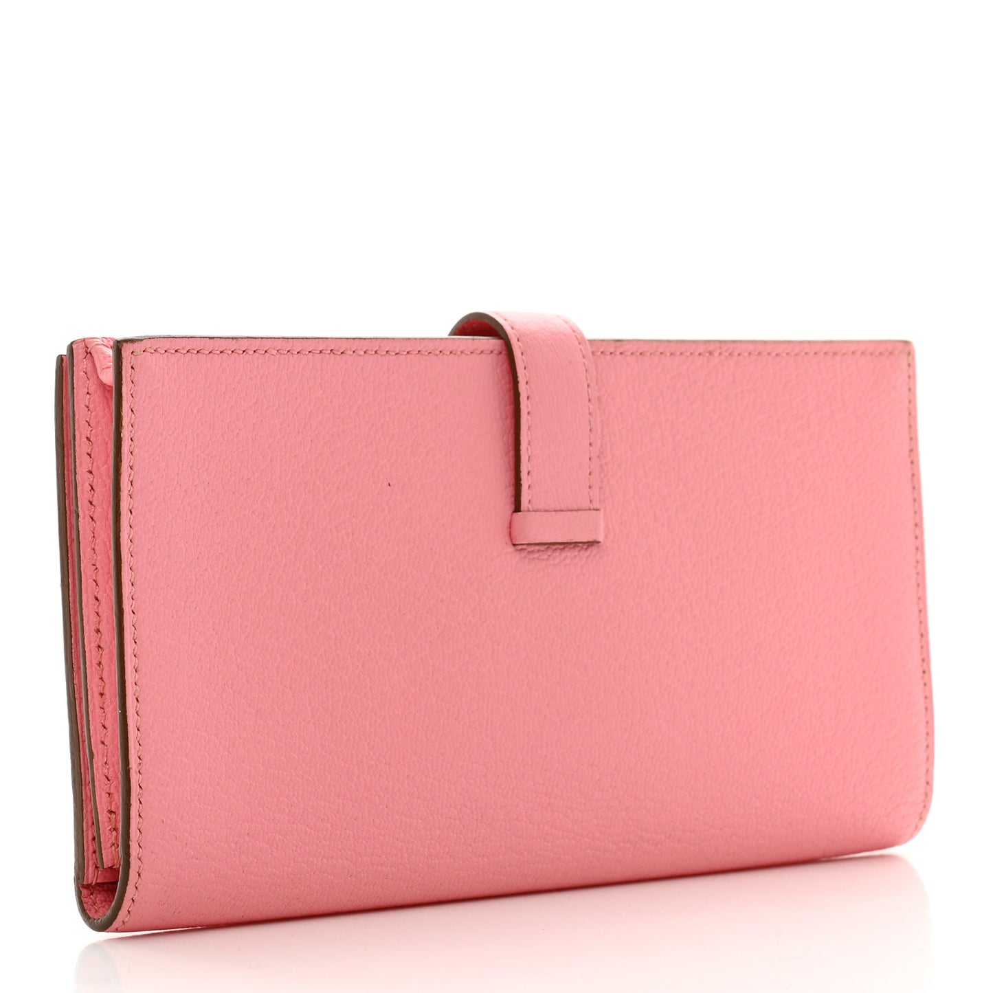 Chèvre Mysore Bearn Gusset Wallet Rose Confetti