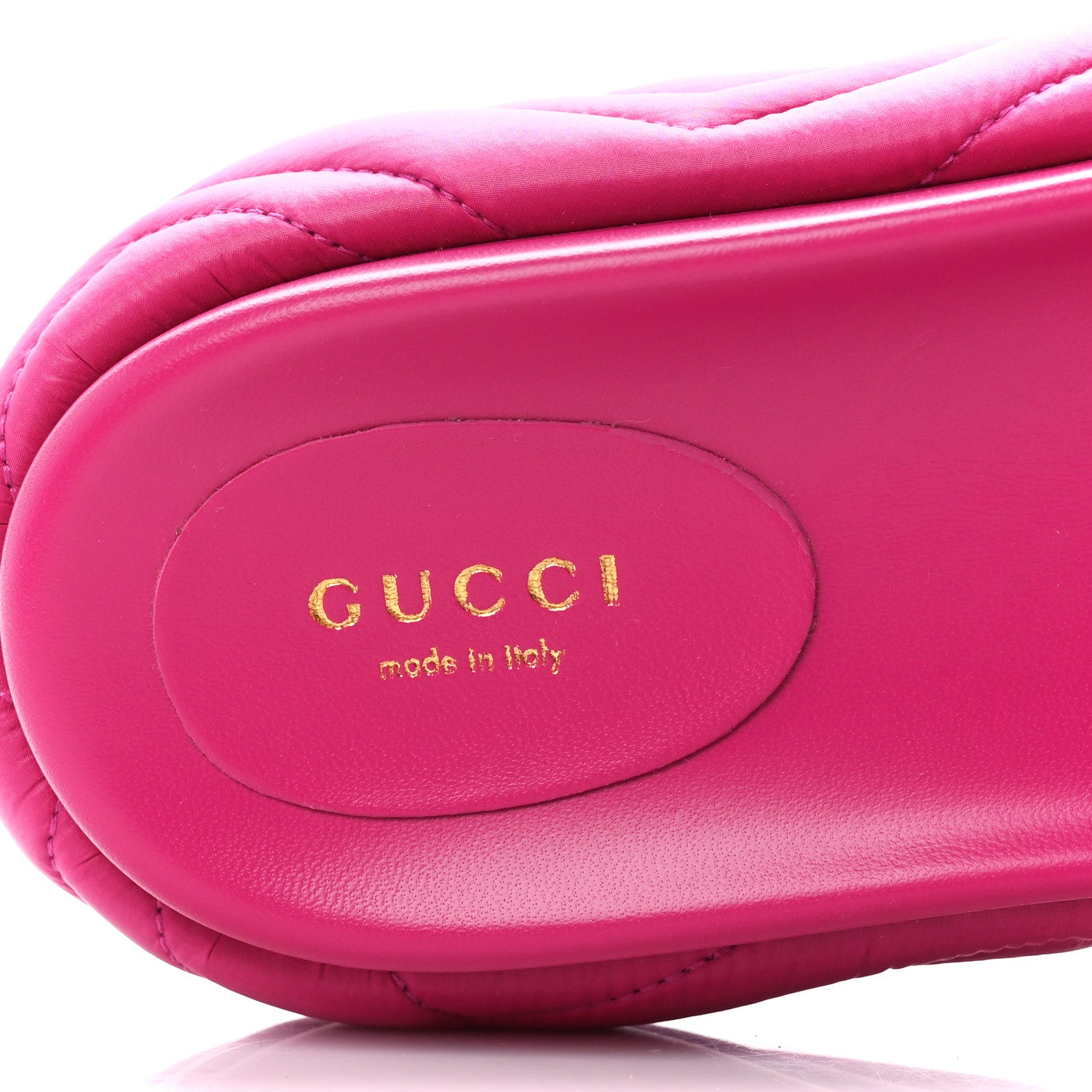 Gucci Nylon Cora Matelasse Angelina Platform 55mm Slide Sandals 39.5 Lovely 8 of 9