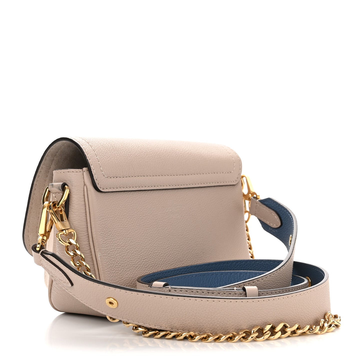Grained Calfskin Lockme Tender Greige