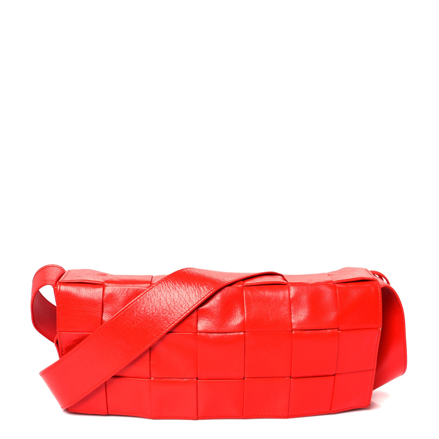 Bottega Veneta Paper Calfskin Intrecciato Stretch Cassette Bright