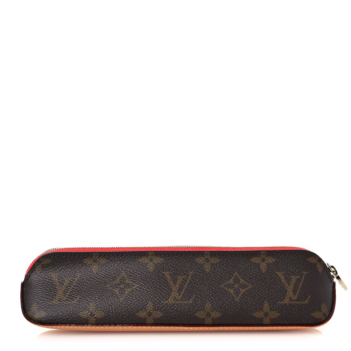 Monogram Elizabeth Pencil Pouch Red