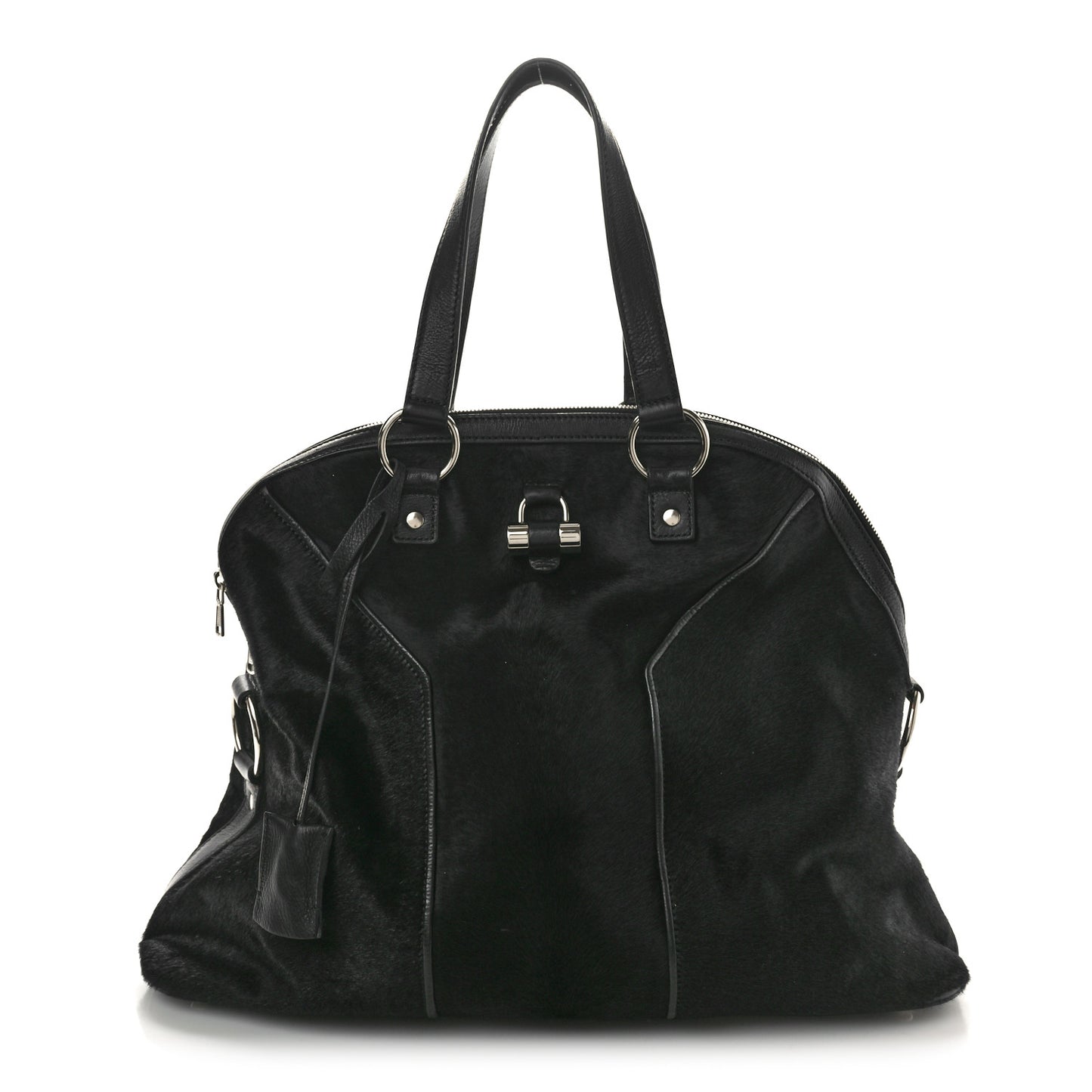 Calf Hair Large Muse Black