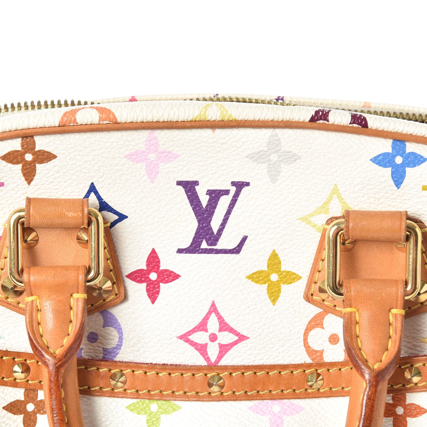 Monogram Multicolor Trouville White