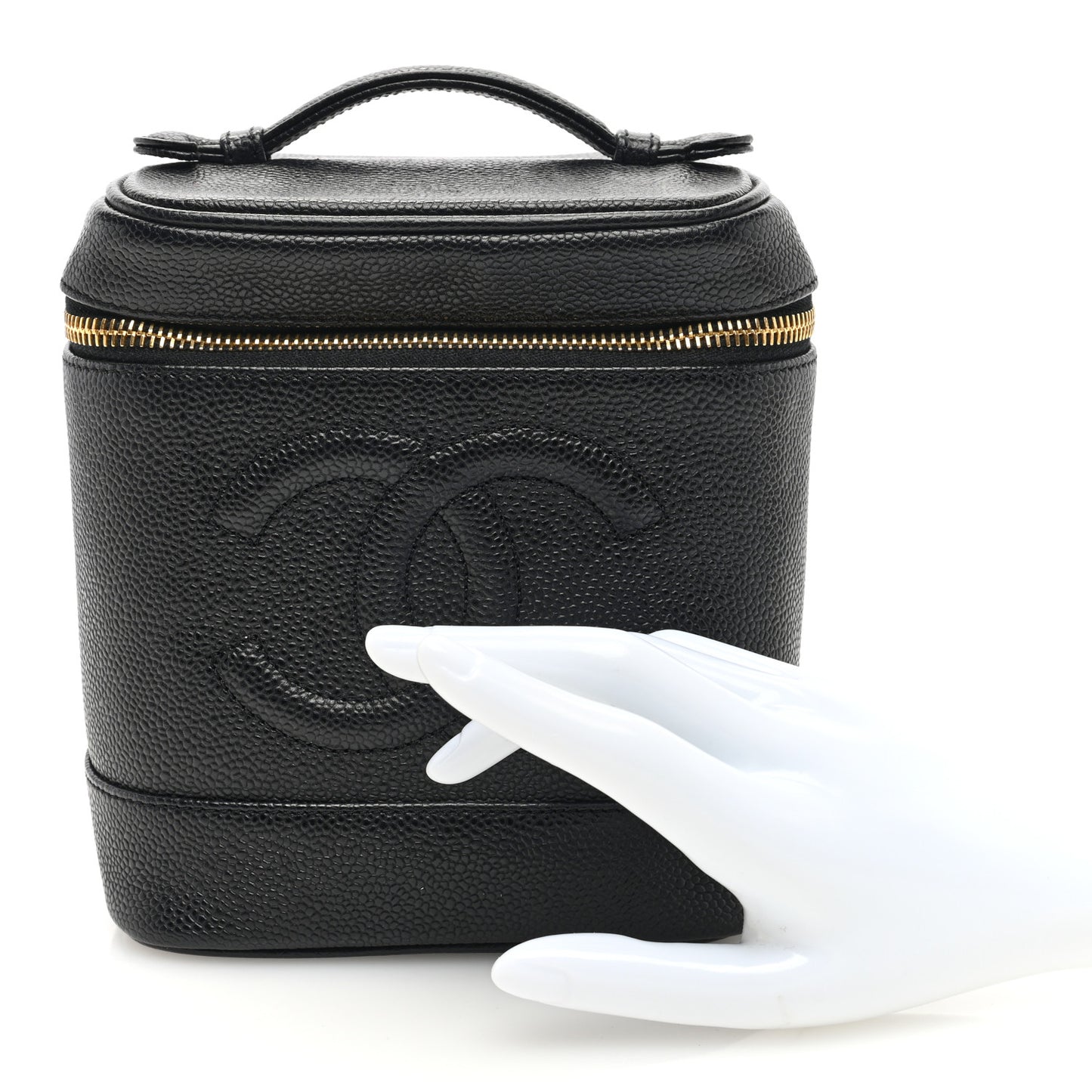 Caviar Cosmetic Vanity Bag Black