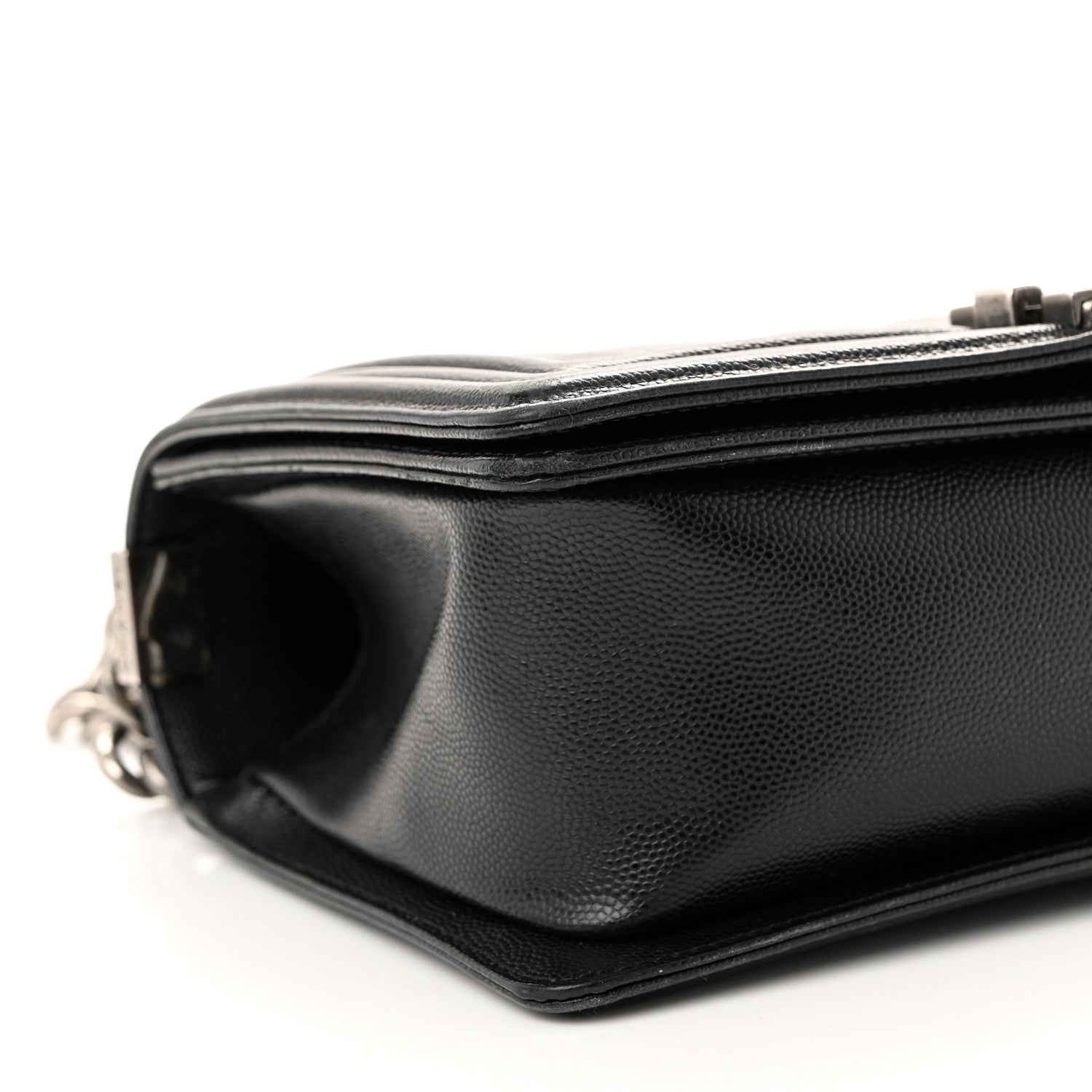 Chanel Caviar Quilted Medium Boy Flap Black 9 of 10