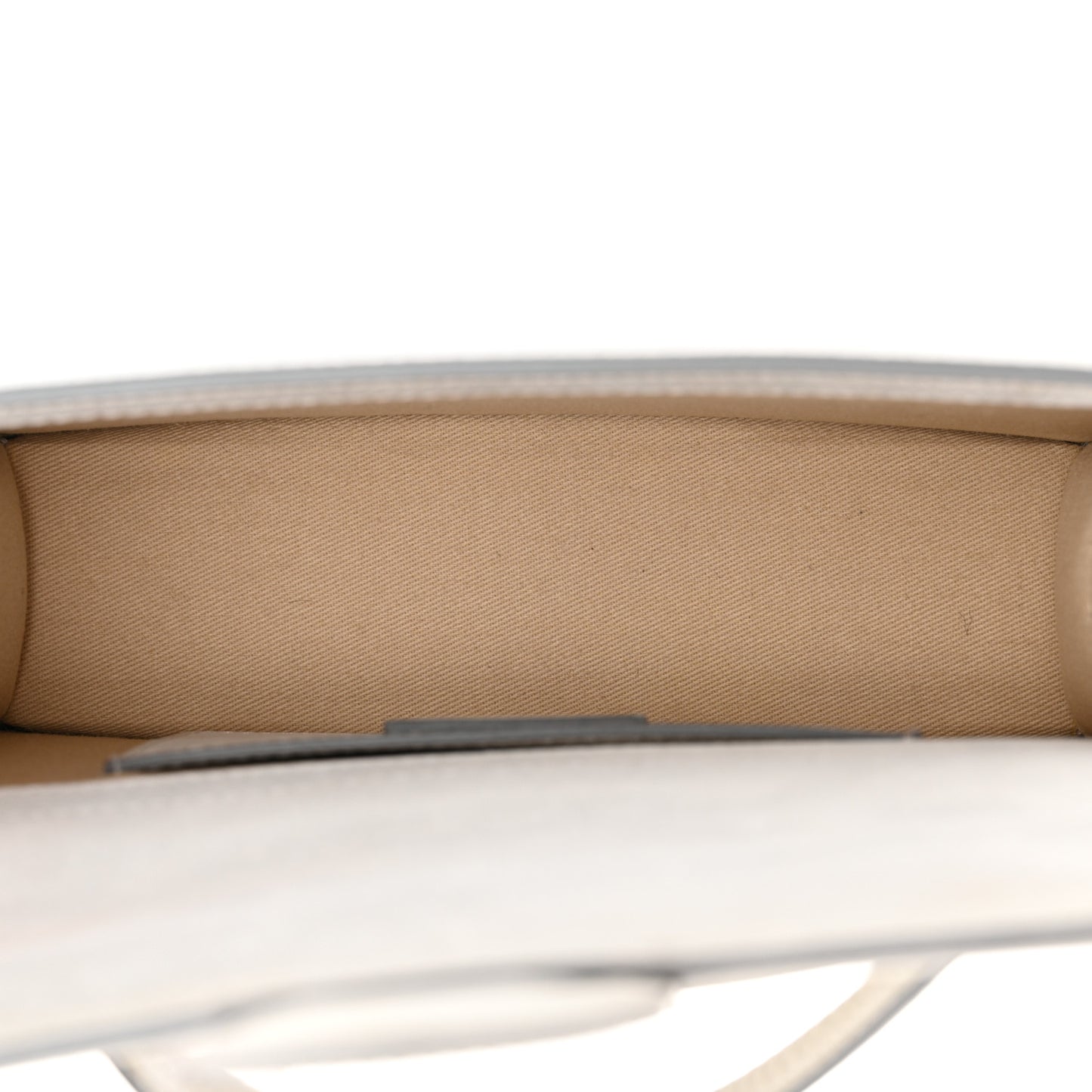 Grained Calfskin Le Grand Bambino Light Grey