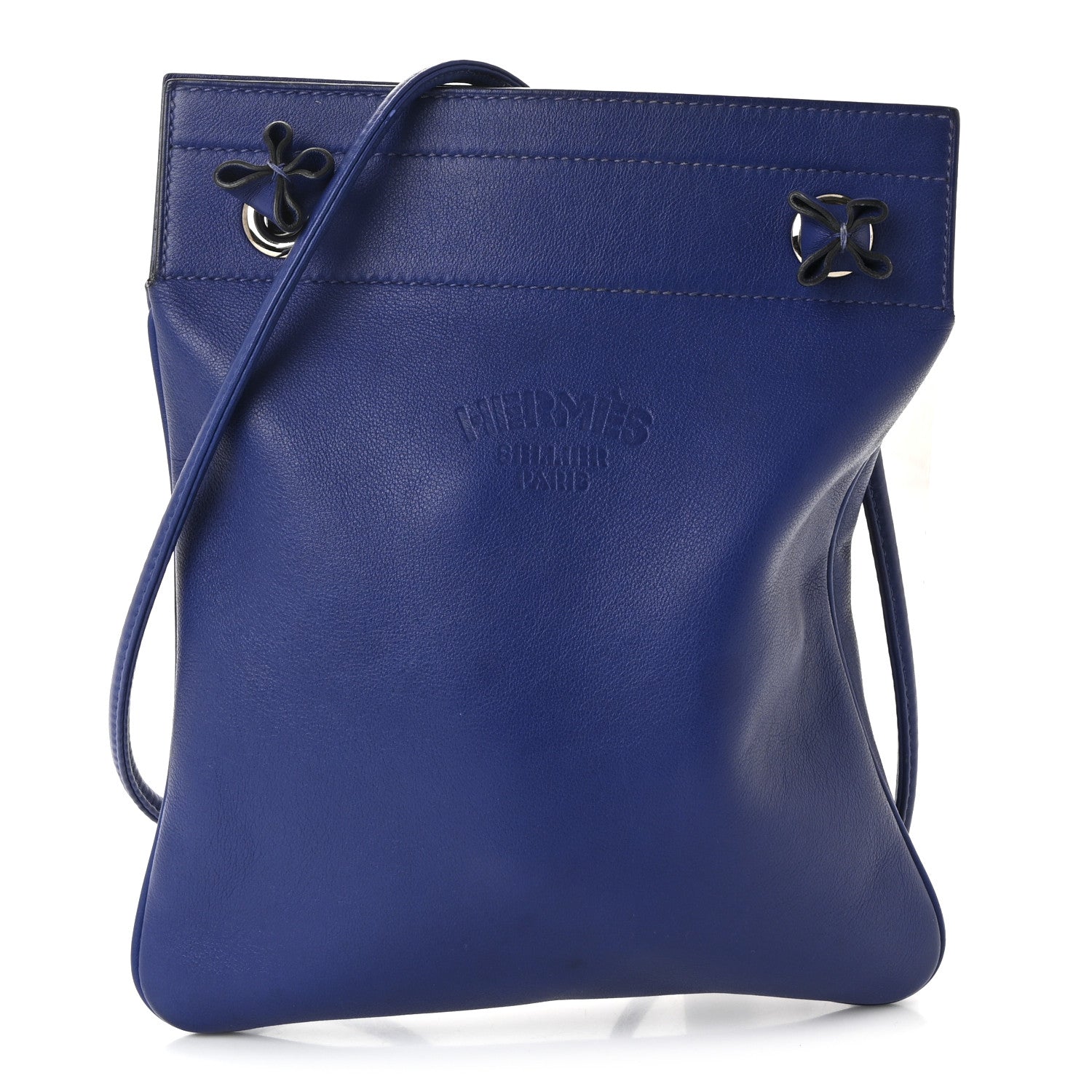 Hermes Milo Lambskin Swift Mini Aline Bleu Electrique 1807664