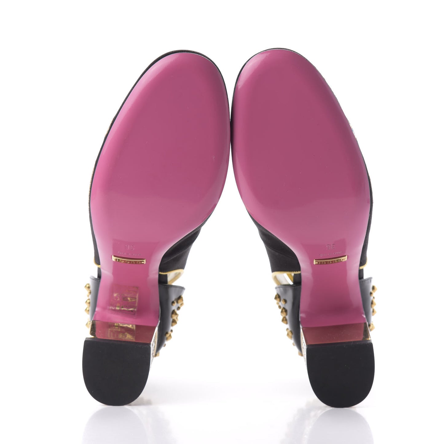 Satin Embroidered Dragon Caspar Pumps 36 Black