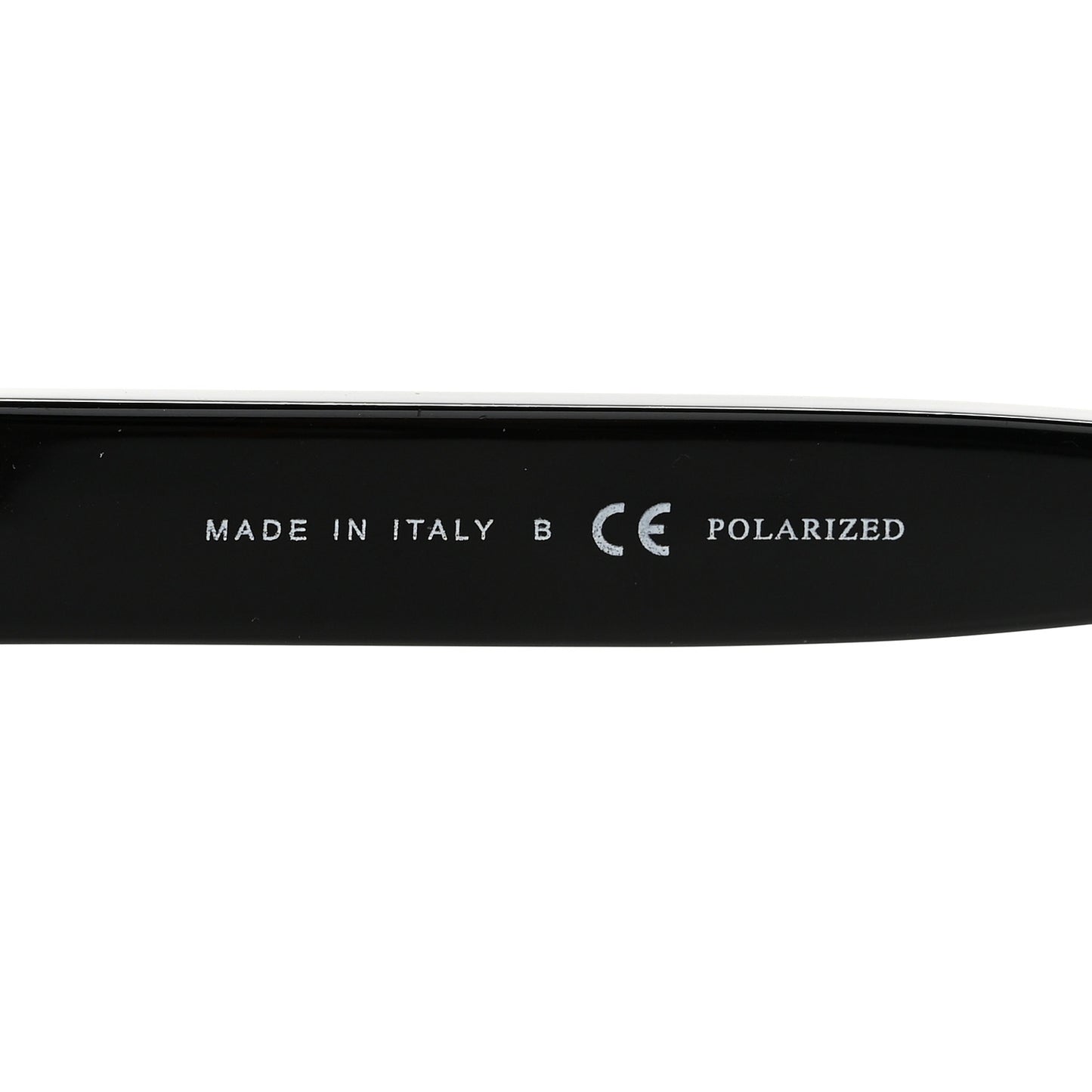Acetate Polarized Square Sunglasses 5408 Black