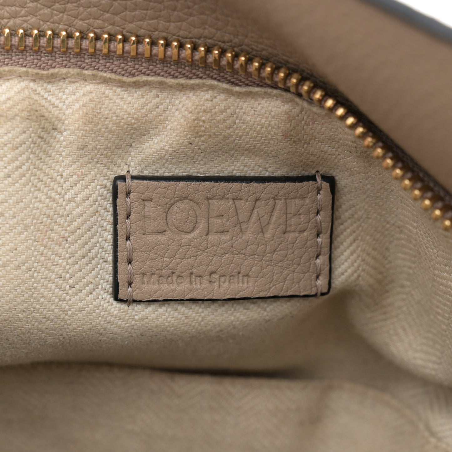 Grained Calfskin Puzzle Bag Mink