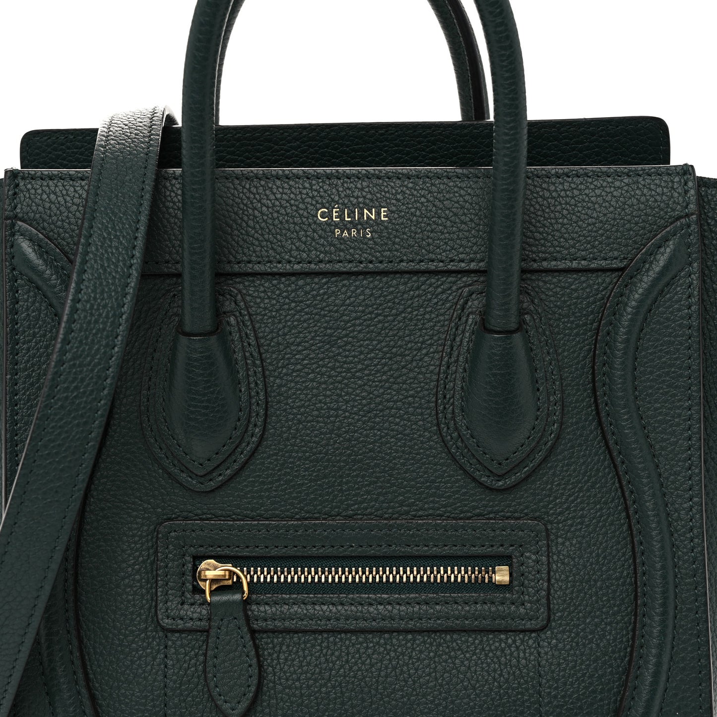 Drummed Calfskin Nano Luggage Amazone